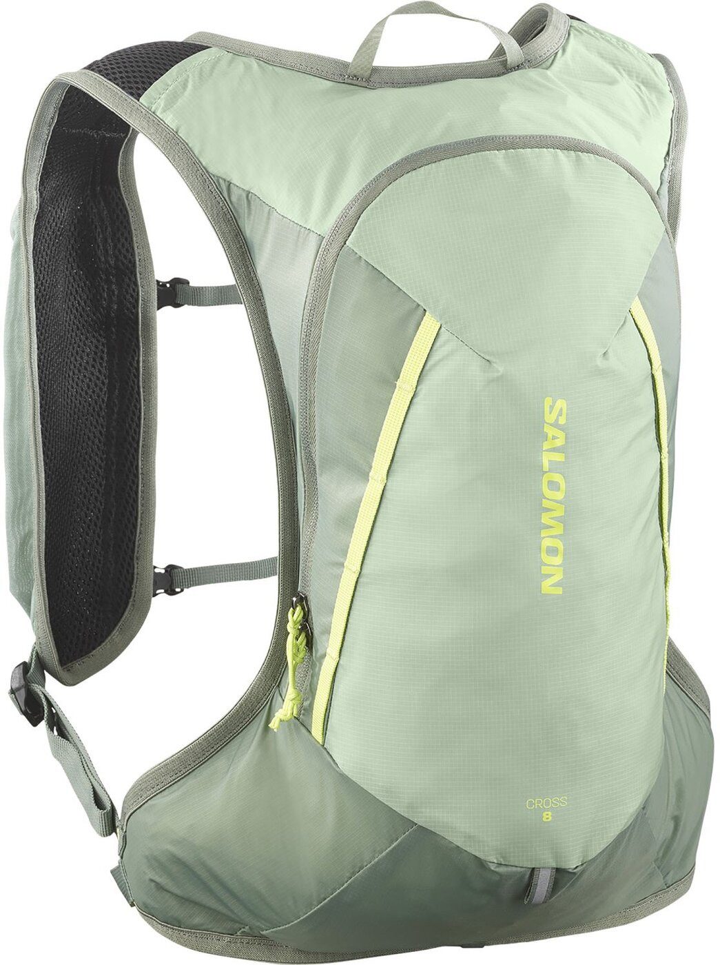 Salomon Alpinrucksack CROSS 8 GREEN MILIEU/AGAVE GREEN/Sharp G 000