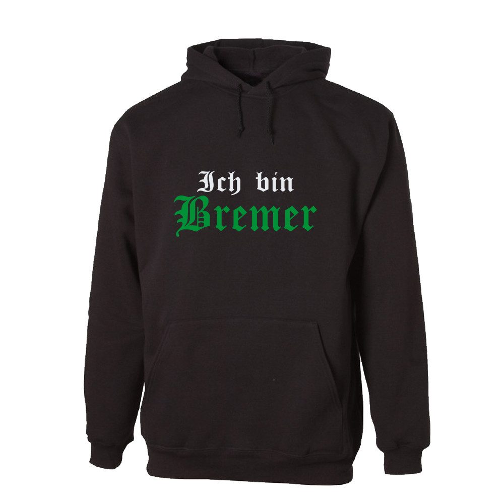 G-graphics Hoodie Ich bin Bremer – ein Leben lang mit Rückendruck Unisex Pullover mit einem Motiv für den echten Fan