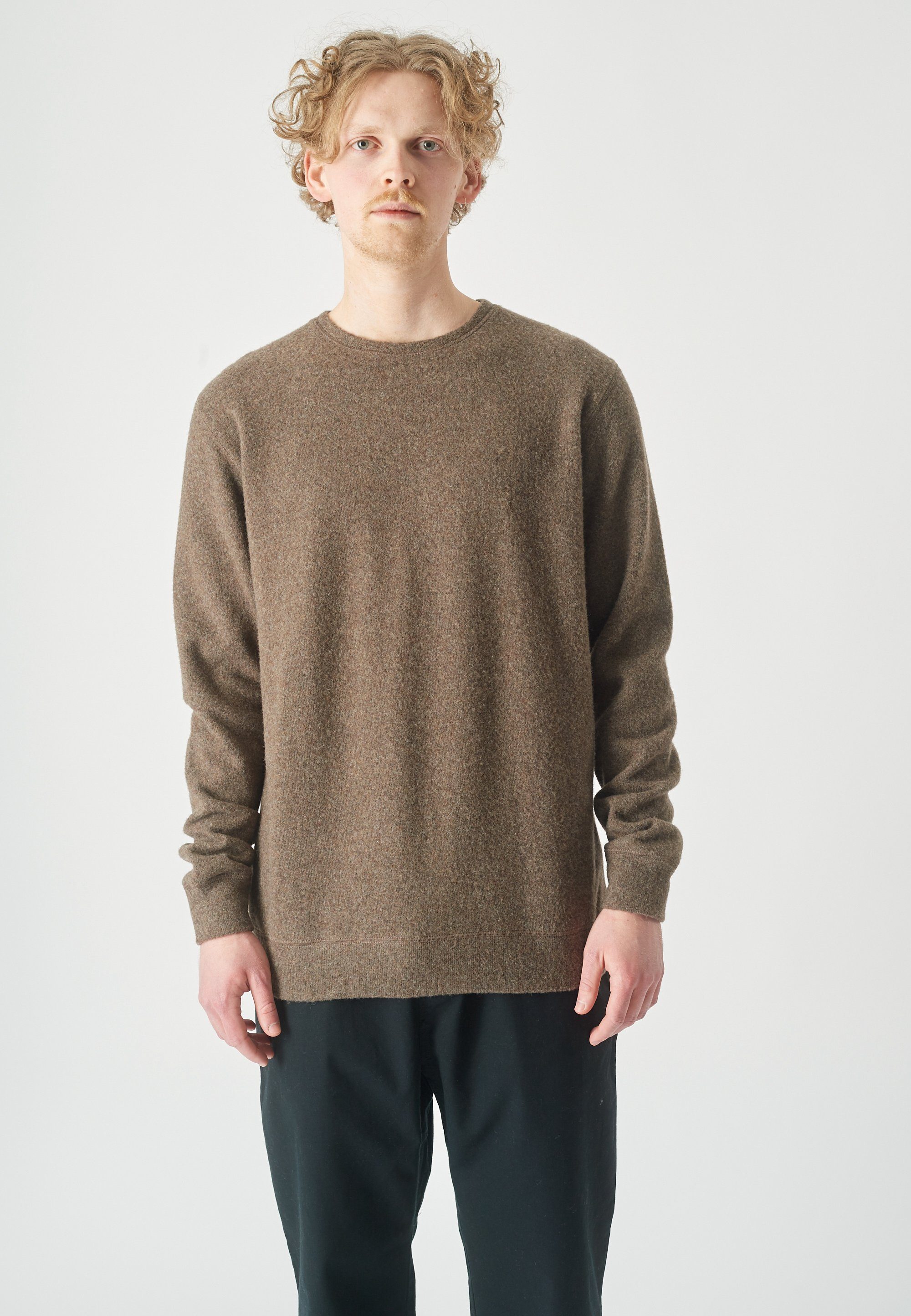 Cleptomanicx Sweatshirt Noitch aus gebondeter Wolle 