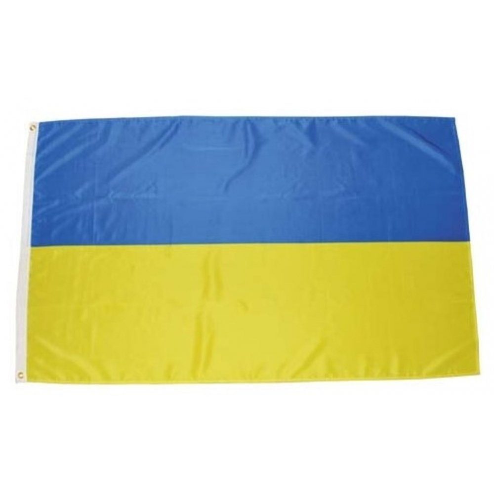 MFH Fahne Fahne 90 x 150 cm - Ukraine - blau/gelb