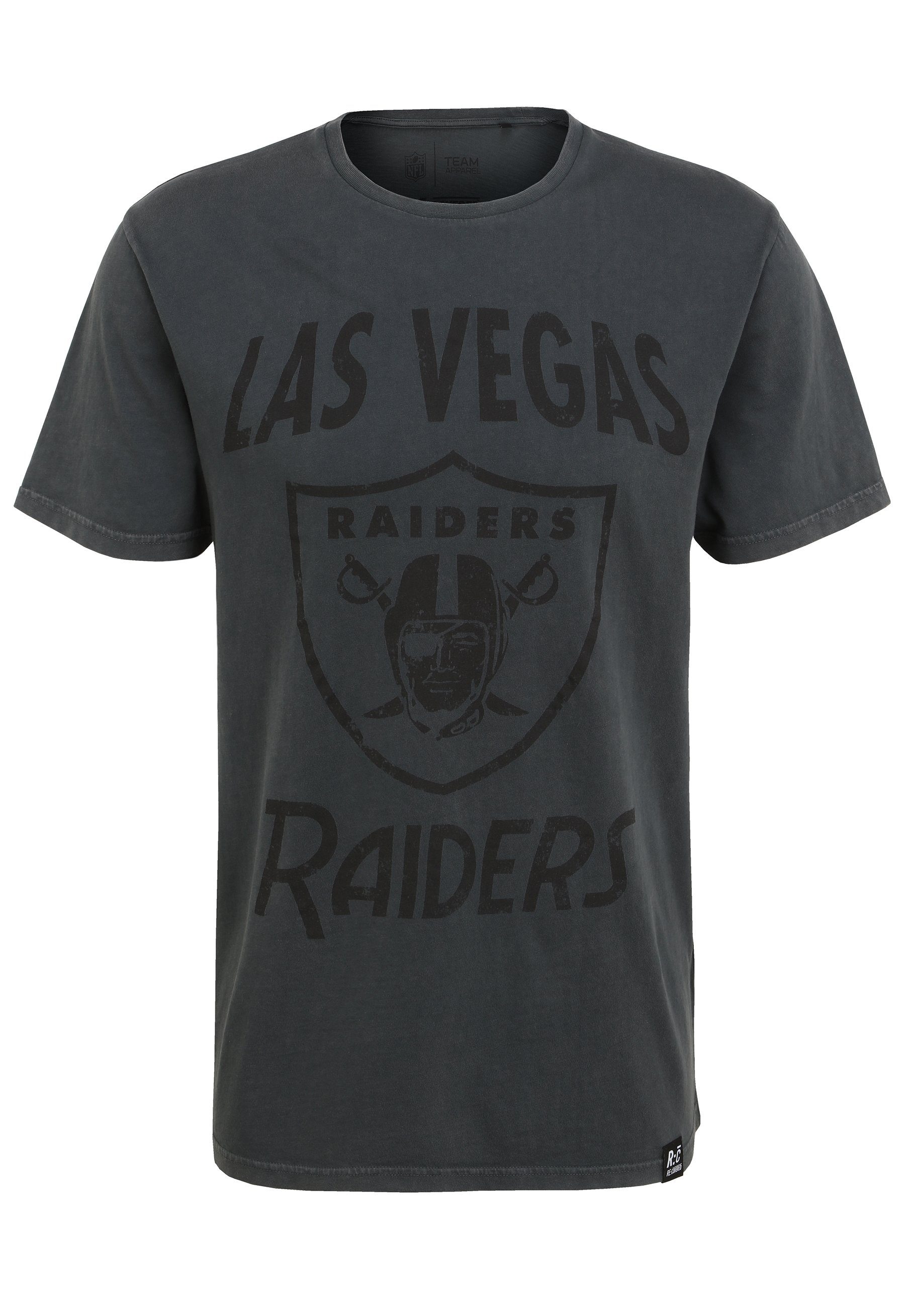 NFL zertifizierte T-Shirt Bio-Baumwolle Logo Recovered Raiders GOTS
