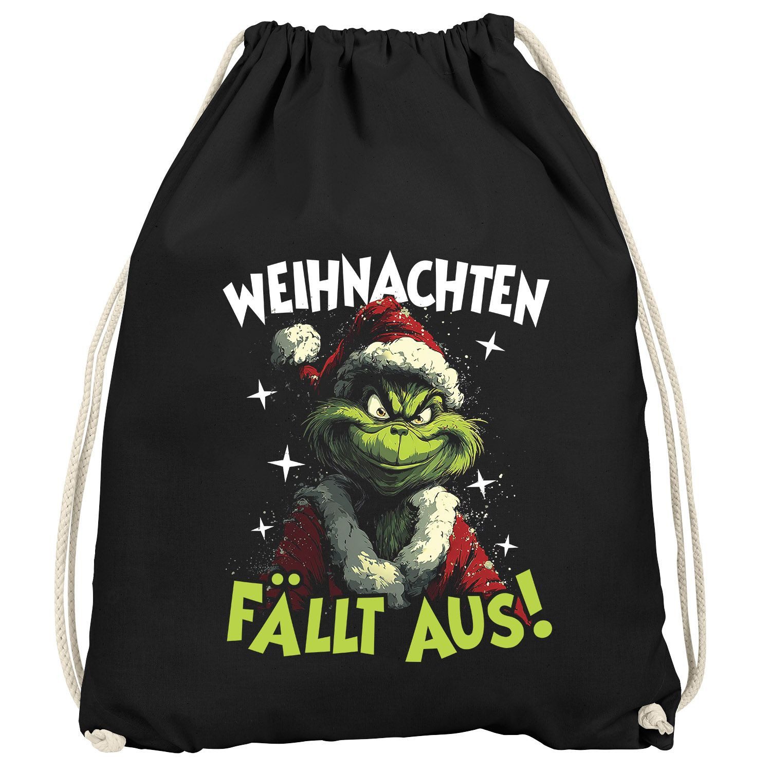 Turnbeutel Weihnachts Turnbeutel Weihnachtsmotiv – Sportbeutel mit Spruch