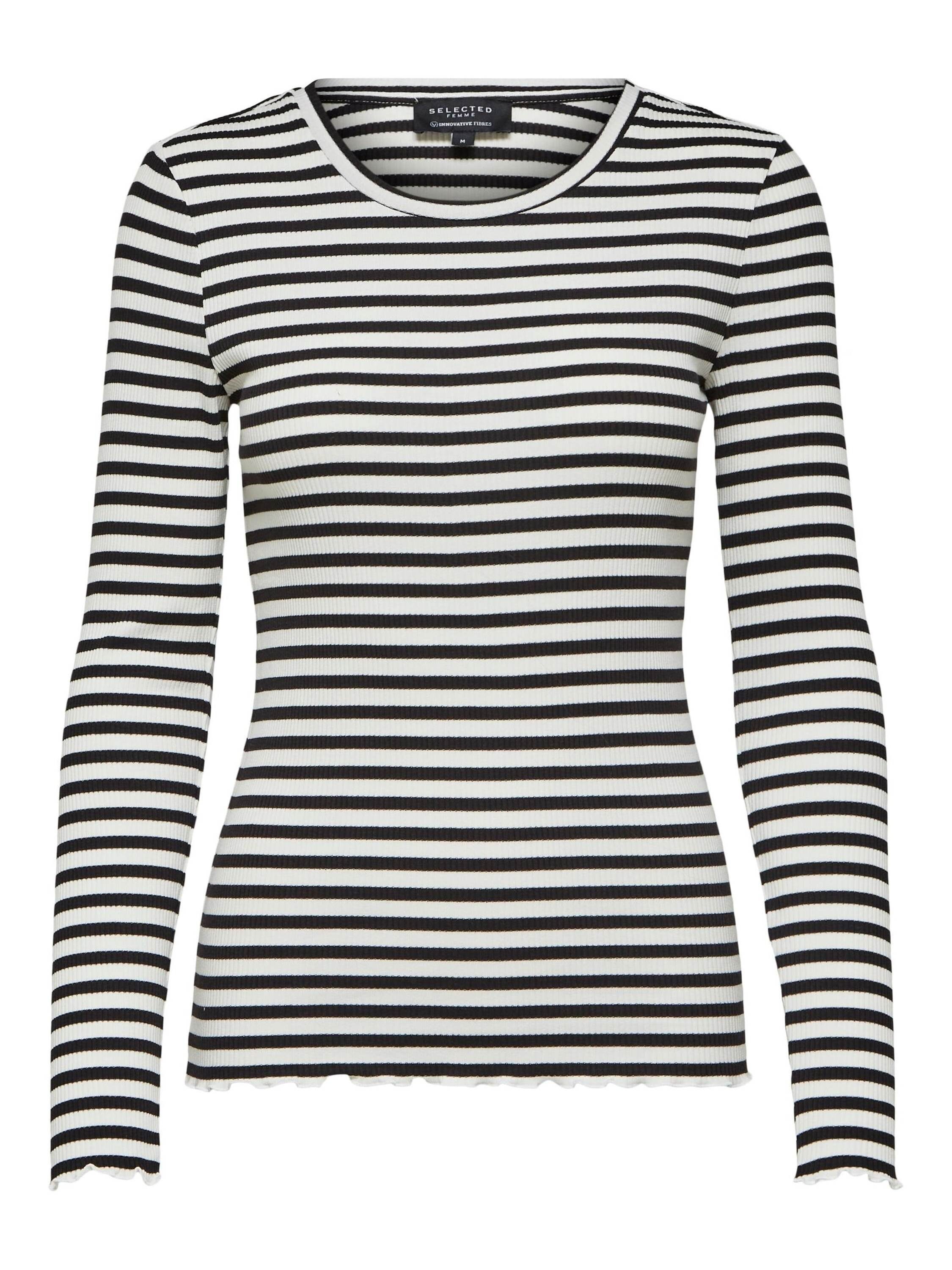 SELECTED FEMME Langarmbluse ANNA (1-tlg) Rüschen günstig online kaufen