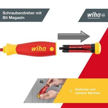 Wiha Schraubendreher (45296), Schraubendreher Set gemischt PocketMax electric, 4-tlg.