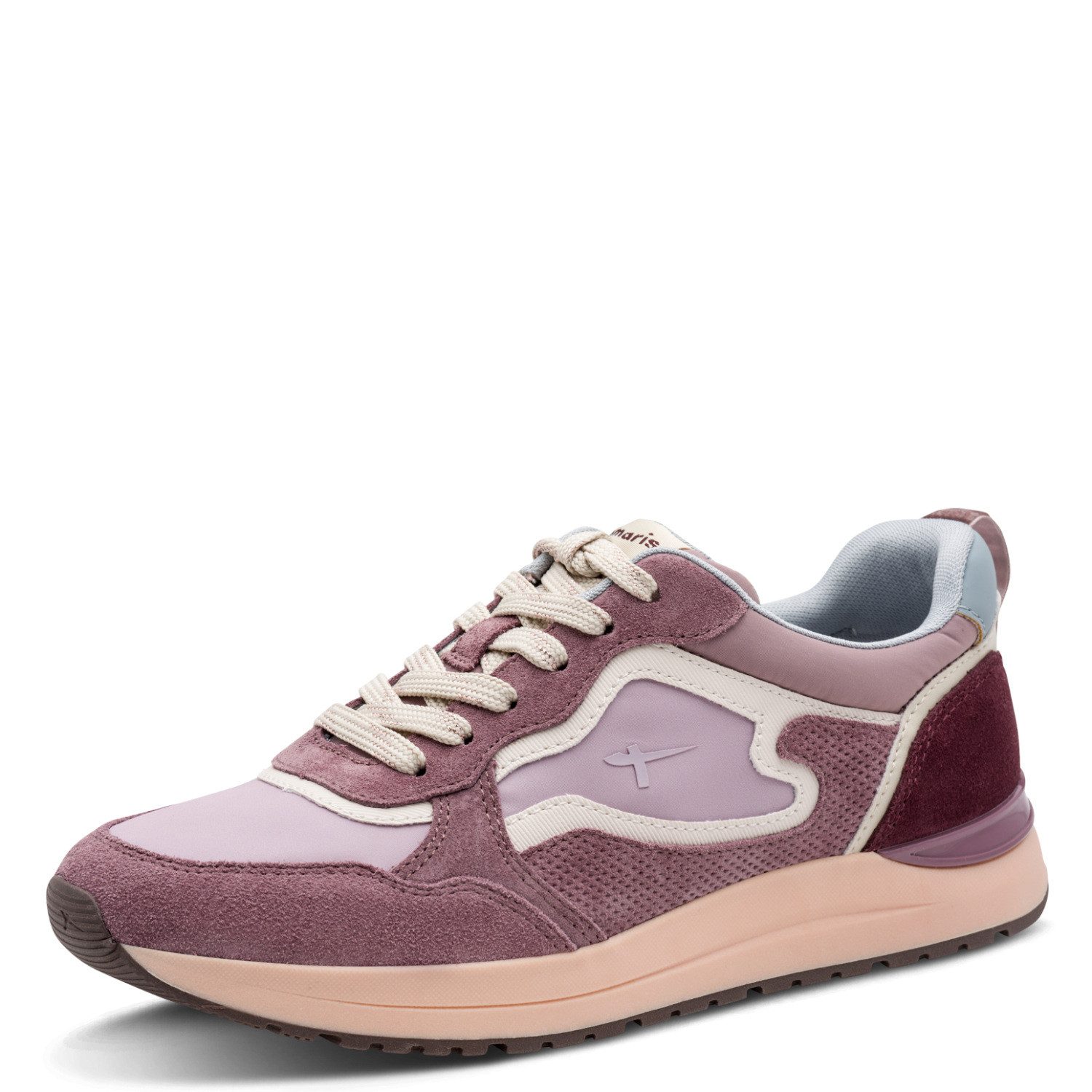 Tamaris Plateausneaker Freizeitschuh, Halbschuh, Schnürschuh mit Kontrastbesatz