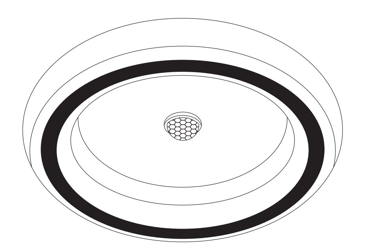 Ailiebe Design LED Deckenleuchte, Bewegungsmelder, mit fest Warmweiß, LED Flur, LED mit Diele integriert, Bewegungsmelder