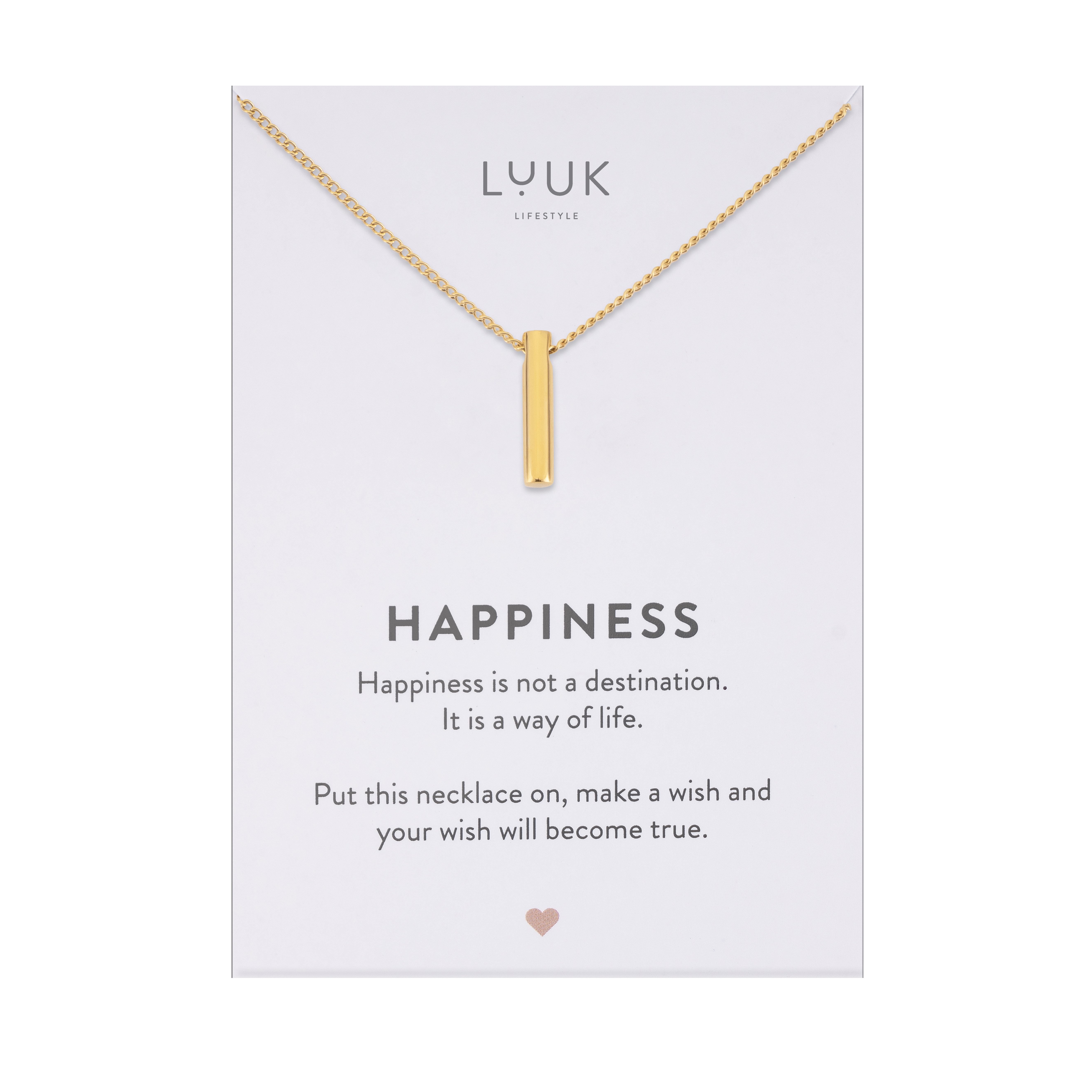 LUUK LIFESTYLE Kette mit Anhänger Minimalist günstig online kaufen