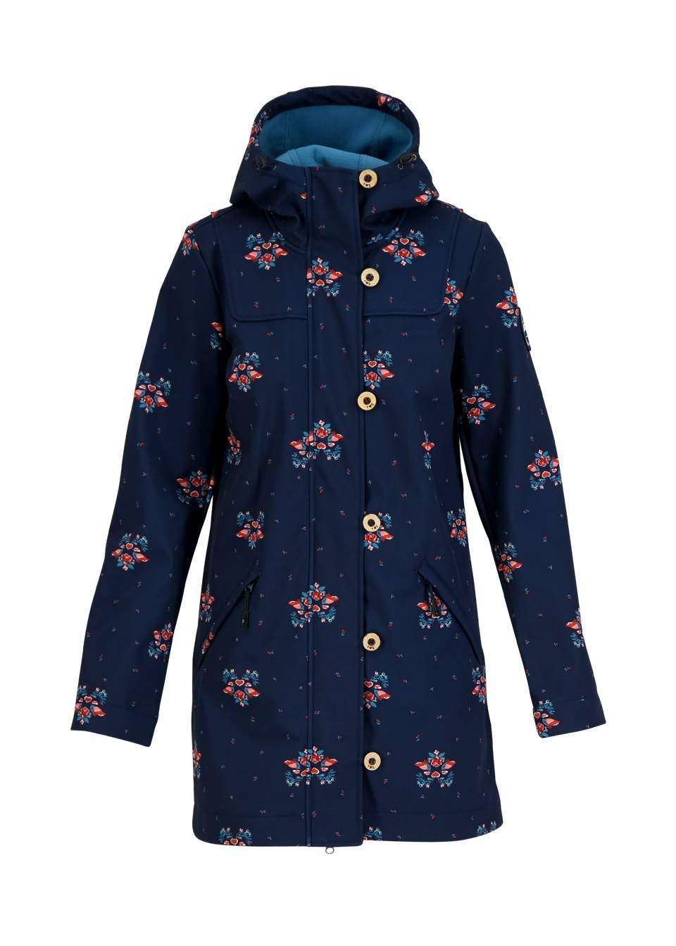 Blutsgeschwister Softshelljacke Blutsgeschwister Wild Weather Long Anorak D günstig online kaufen