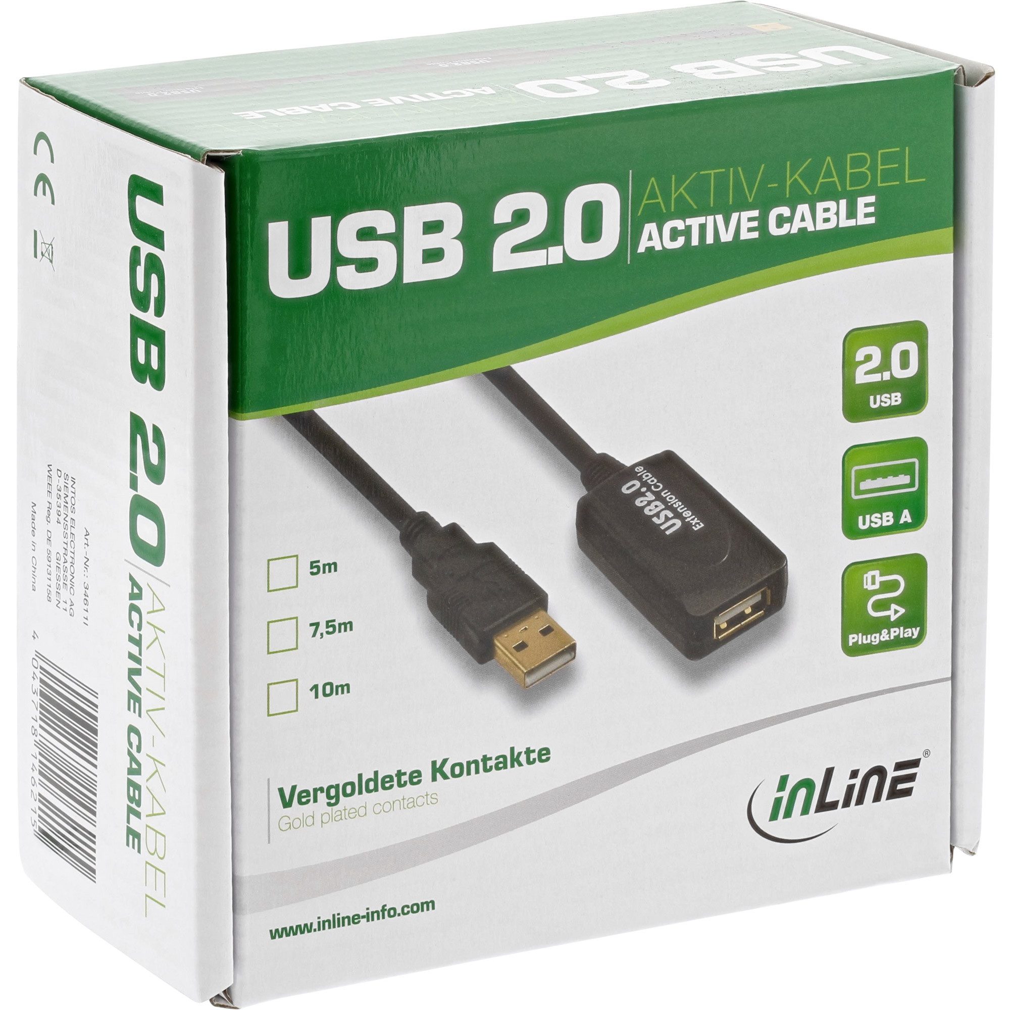 Inline TV-Kabel