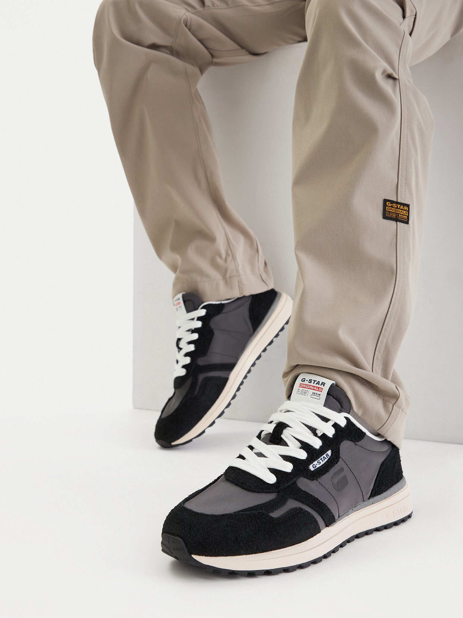 G-STAR G Star Raw Herren-Sneakers Schwarz G-STAR RAW-CEO-XAVI-02 Schwarz Sneaker