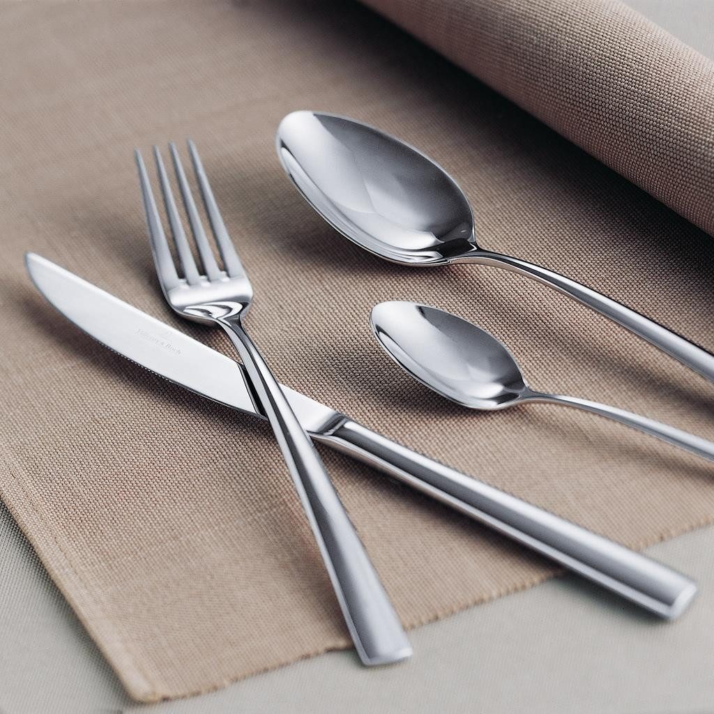 Villeroy & Boch Besteck-Set Piemont Tafelbesteck 144er Set (144-tlg), Edelstahl, Spülmaschinenfest