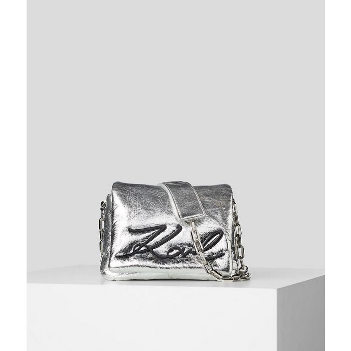 KARL LAGERFELD Handtasche K/Signature Soft Silver