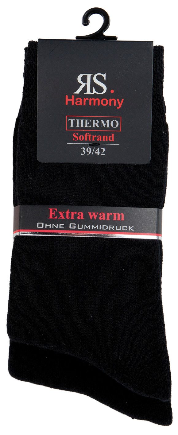 RS Harmony Basicsocken 2 Paar RS. Harmony 12770 Lady Thermosocken schwarz 35-38, 39-42