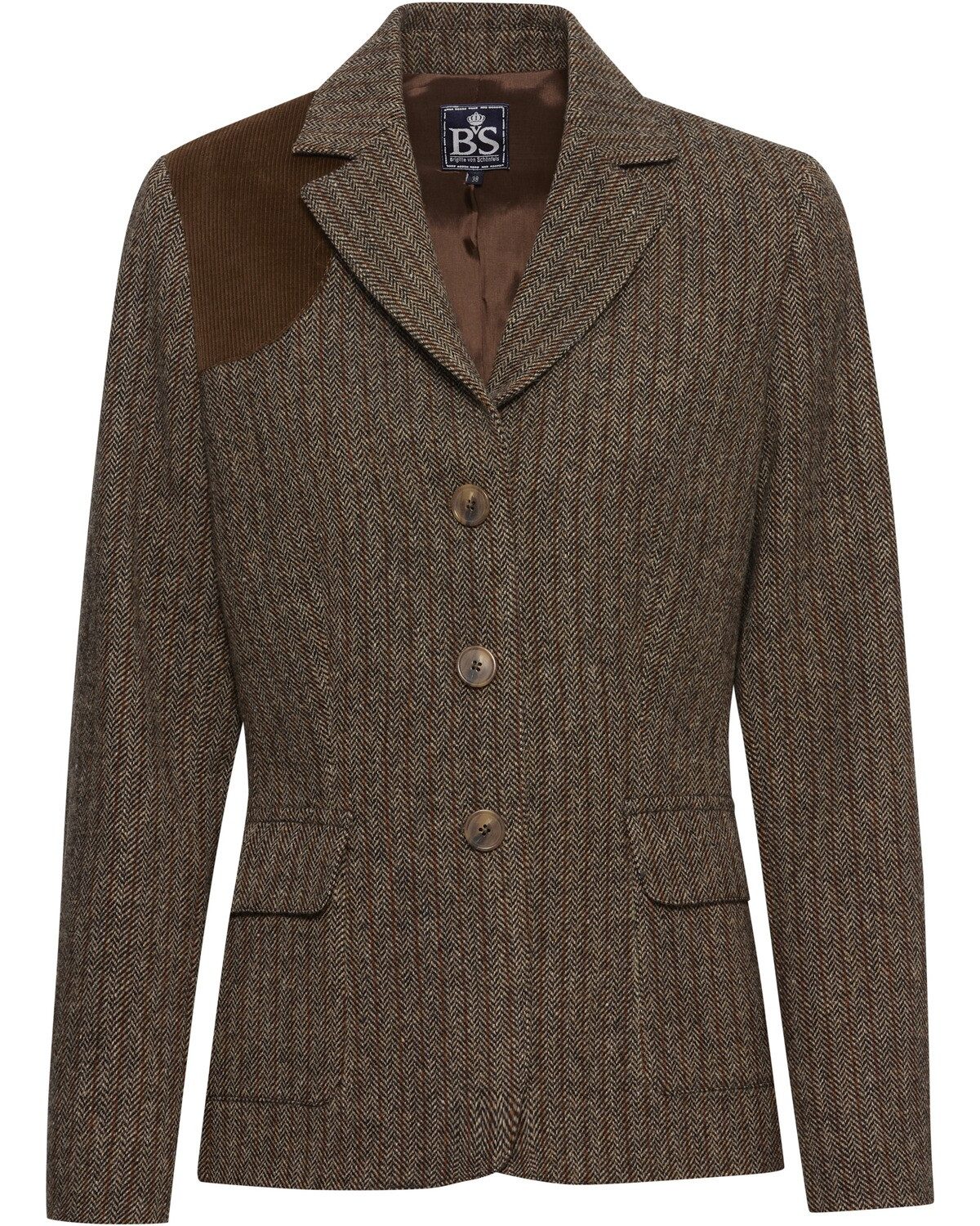 Jackenblazer Fischgrat-Tweed-Blazer