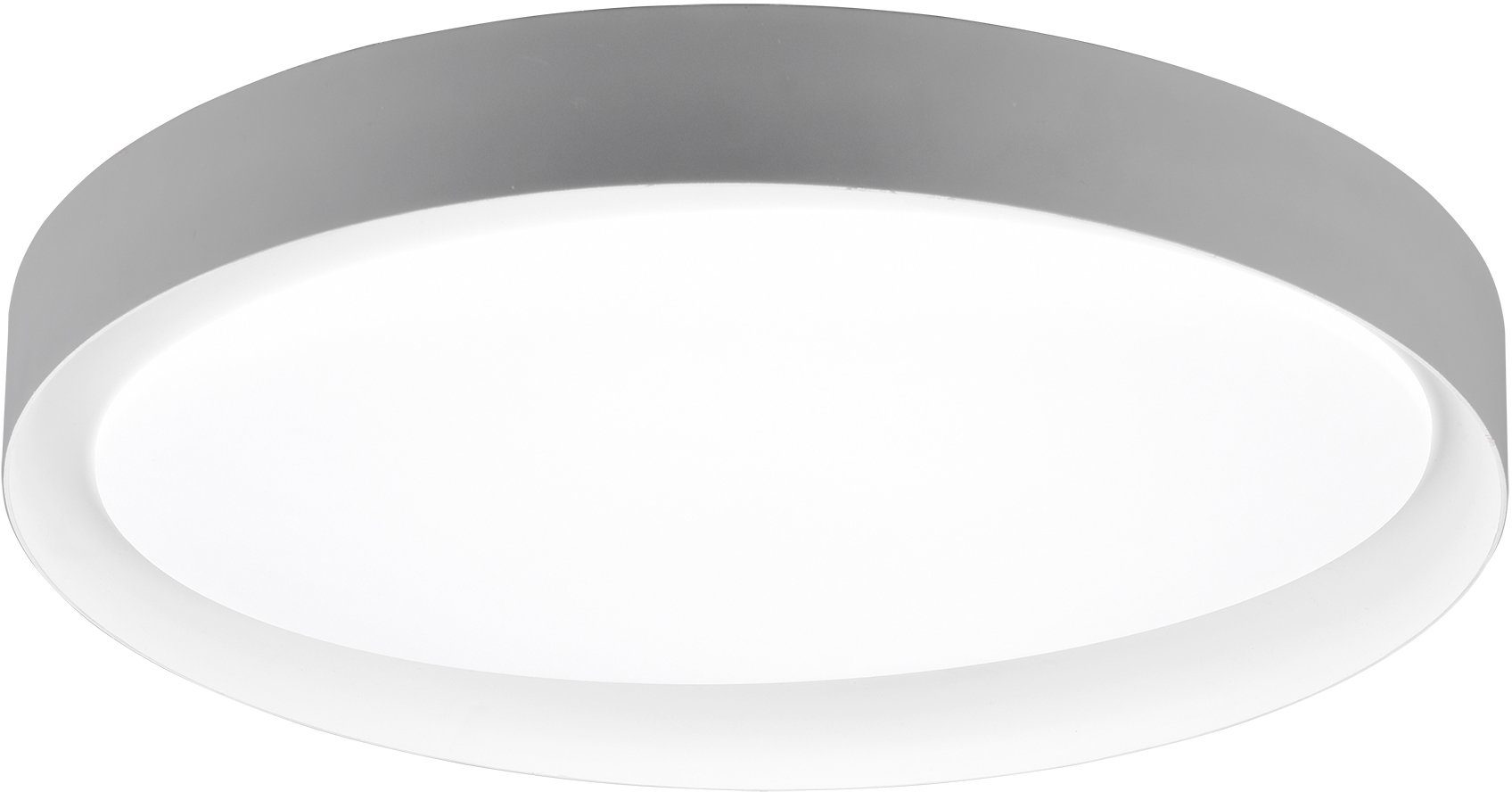 TRIO Leuchten LED mehrere Helligkeitsstufen, Dimmer, Zeta, Deckenleuchte fest LED integriert, Farbwechsler