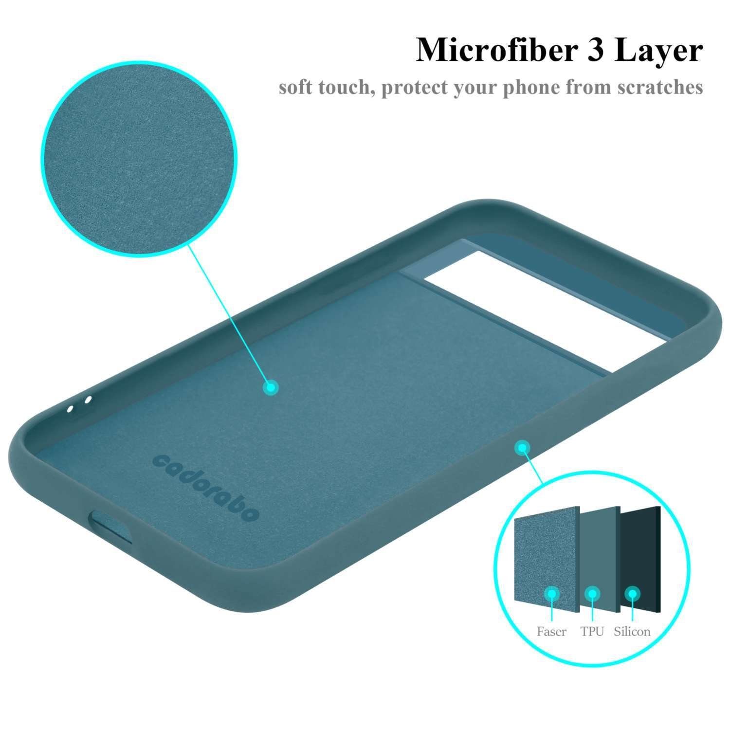 Cadorabo Handyhülle für Google PIXEL 6 Hülle Google PIXEL 6, Flexible Hülle TPU Silikon Schutzhülle Back Cover Case