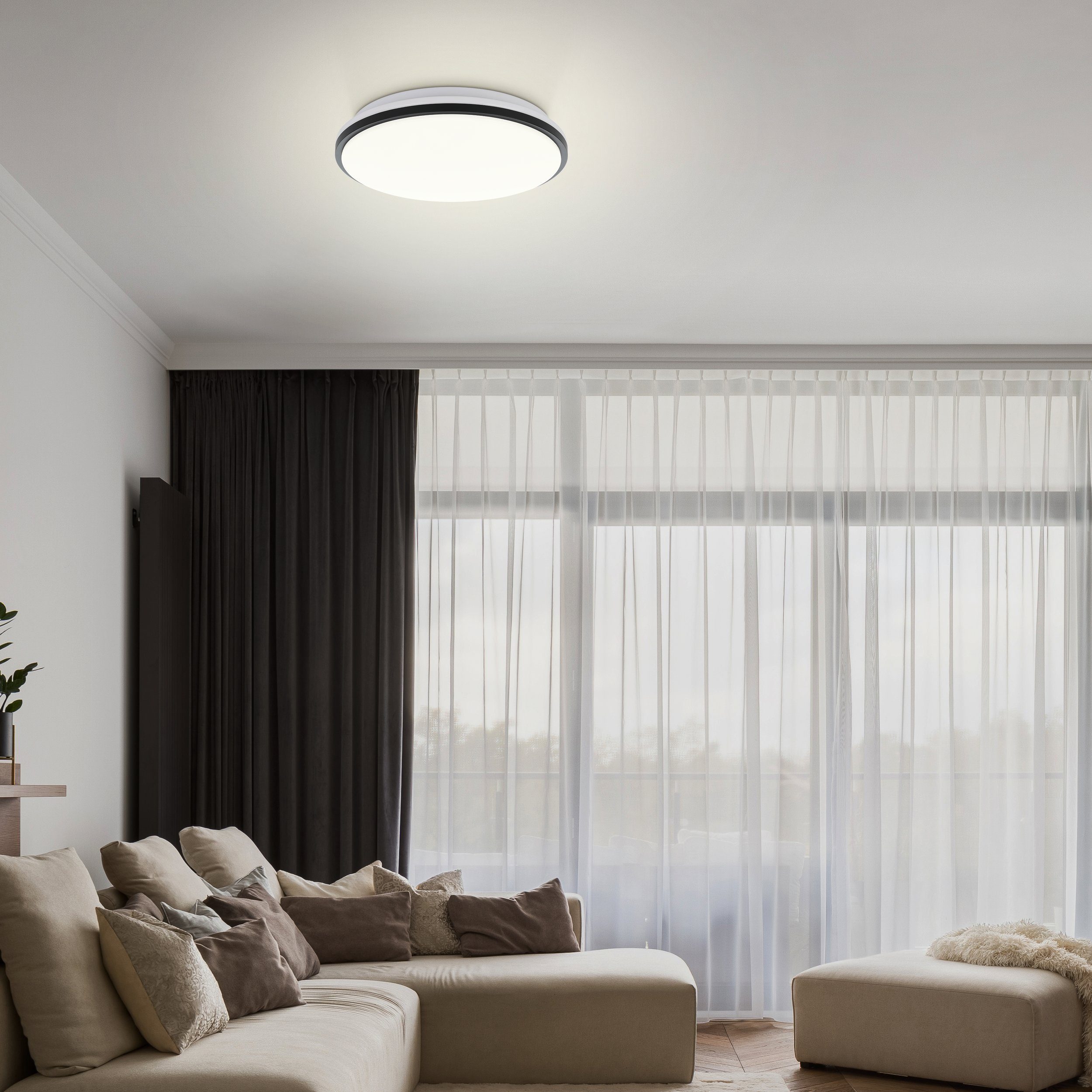 Marunella-s, inklusive, LED Deckenleuchte EGLO Ø 34 cm, Deckenleuchte, Decke, Sternenhimmel Leuchtmittel Küchenlampe Lampe