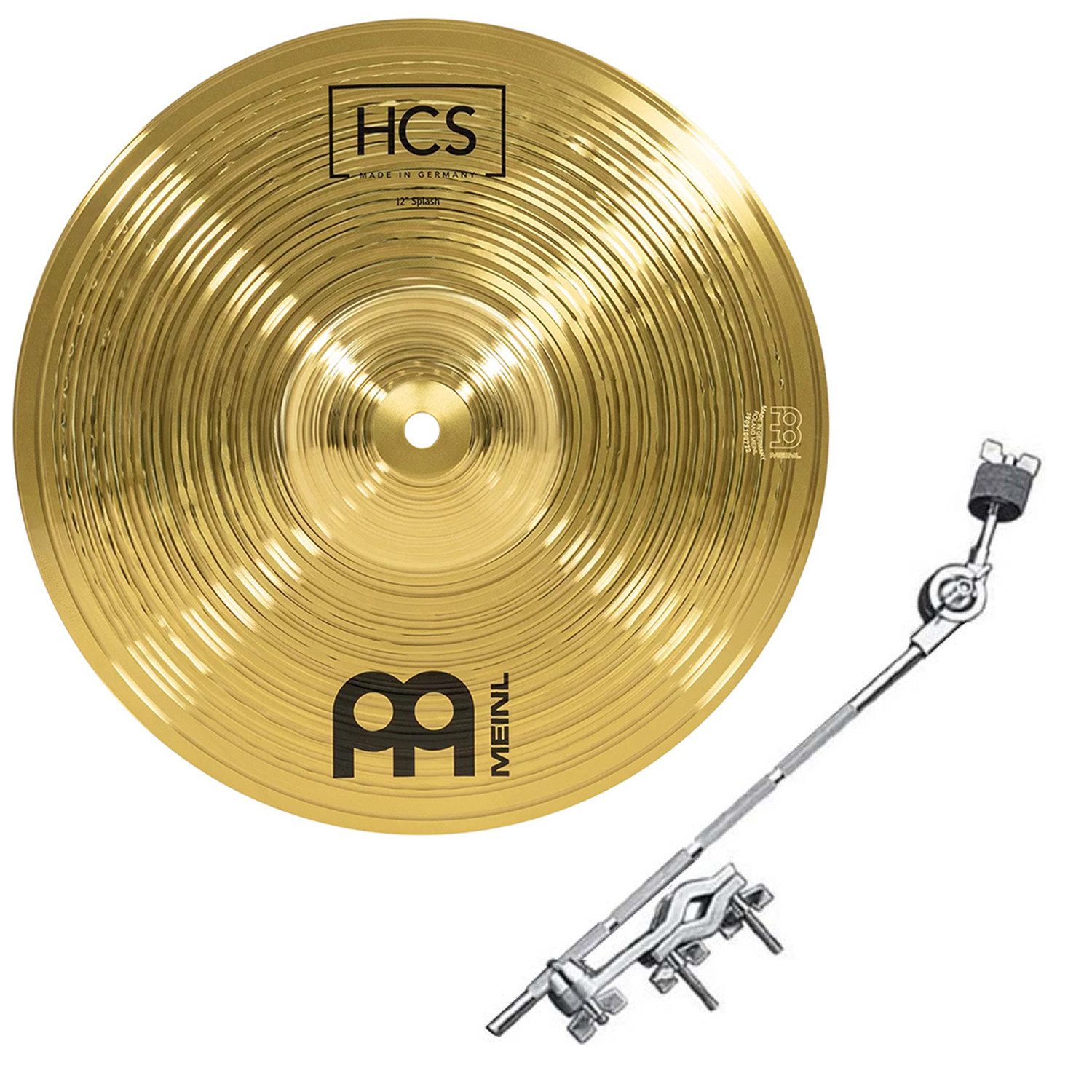 Paiste Becken Meinl HCS 12 Splash Becken mit PYH-C-SP Beckenarm, Becken