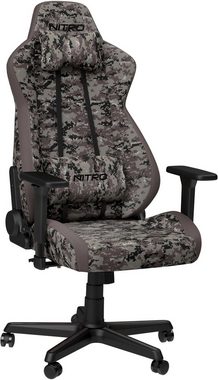 NITRO CONCEPTS Gaming-Stuhl S300 Urban Camo Gaming Chair, Bürostuhlzertifizierung DIN EN 1335