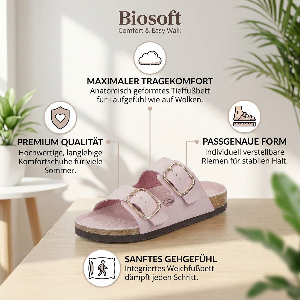 Biosoft Comfort & Easy Walk Sandale Twostrap Sandale