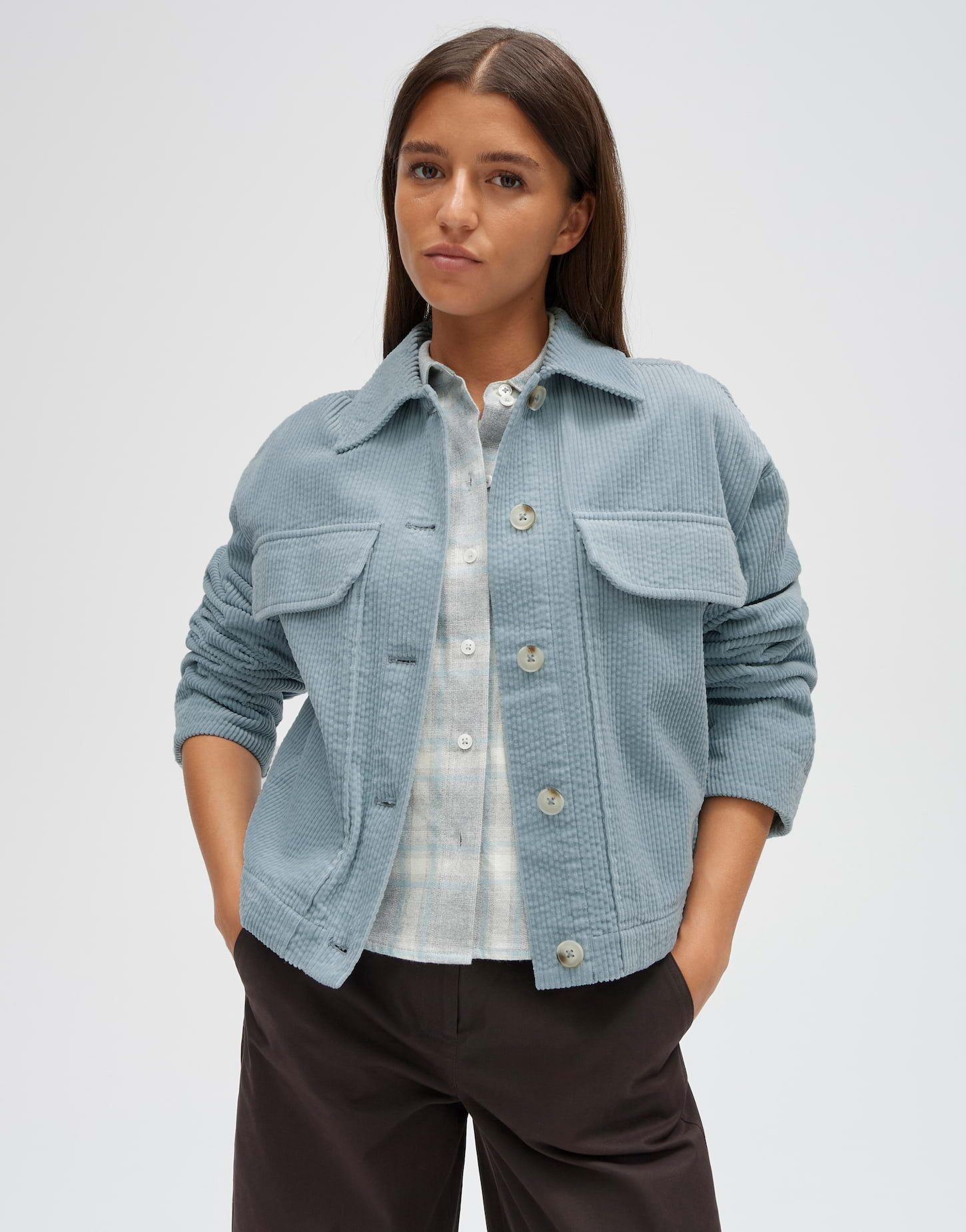 OPUS Cordjacke Hannja aus weichem Cord