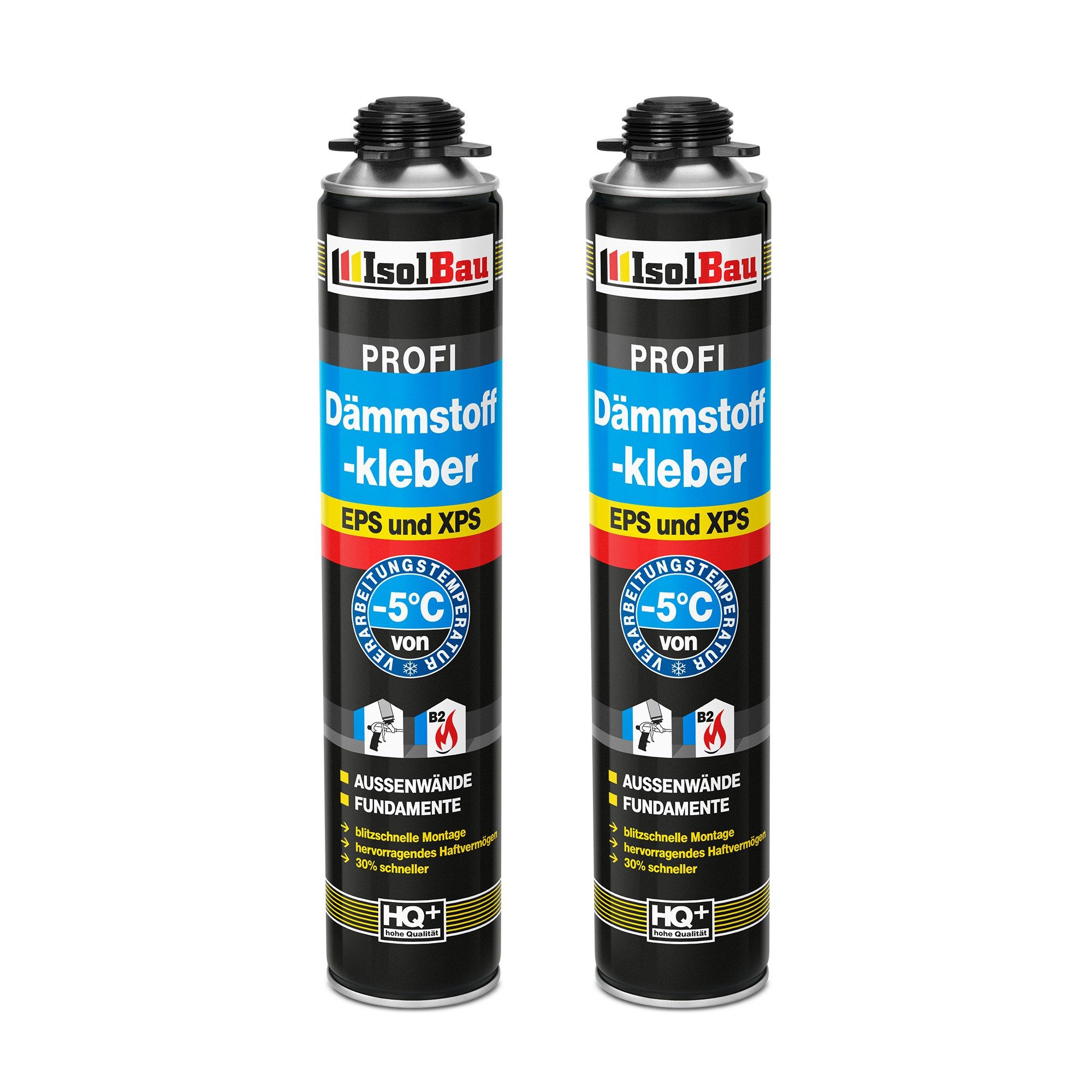 None Монтажный клей Dämmstoffkleber 2 x 750 ml B2 Kleber für Dämmung Perimeterkleber, Rasches und zuverlässiges Ausrichten der Dämm- u.Trockenbauplatten