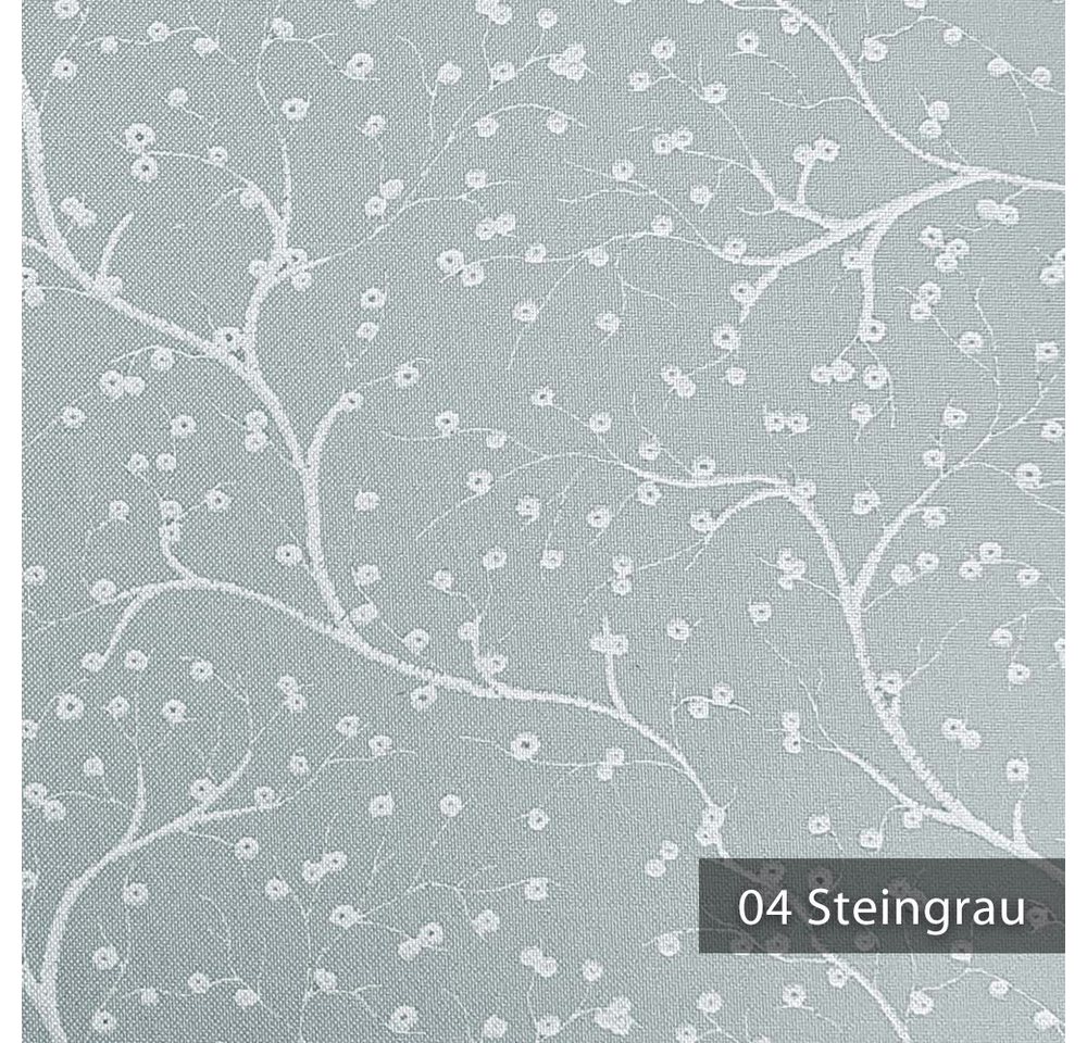 Thumbnail - novely® Stoff HANAU TWIG - Möbelstoff mit Blumen-Print, Robust, Pflegeleicht, Waschbar, Meterware, 1lfm