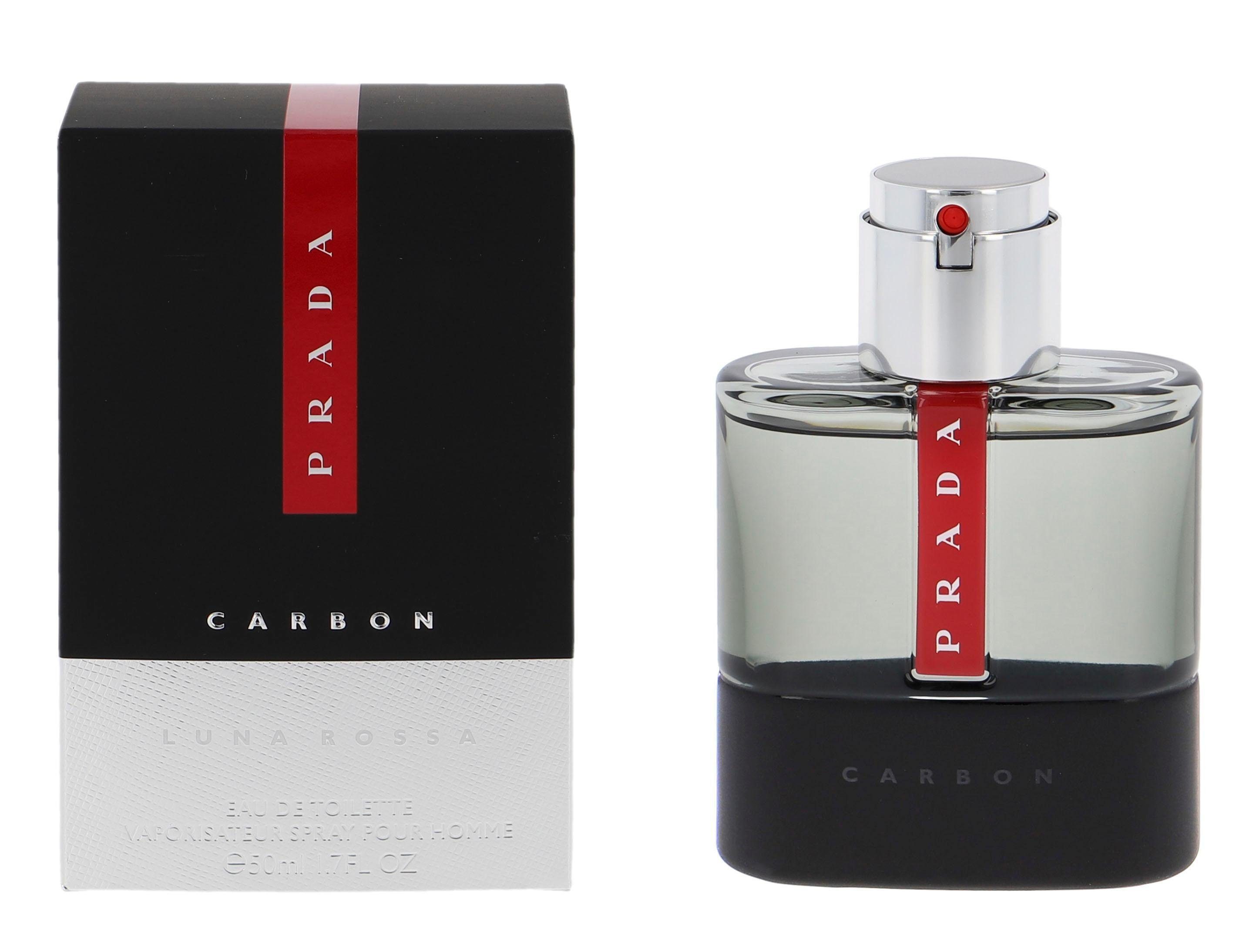 PRADA Eau de Toilette Luna Rossa Carbon, mit belebendem ersten Eindruck