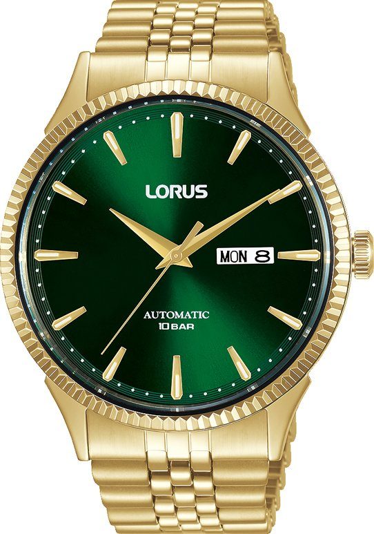 Verkauf neuer Produkte durchgeführt LORUS Automatikuhr RL468AX9 gold, grün