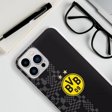 DeinDesign Handyhülle Borussia Dortmund BVB Trikot BVB Away Trikot 22/23, Apple iPhone 13 Pro Max Silikon Hülle Bumper Case Handy Schutzhülle