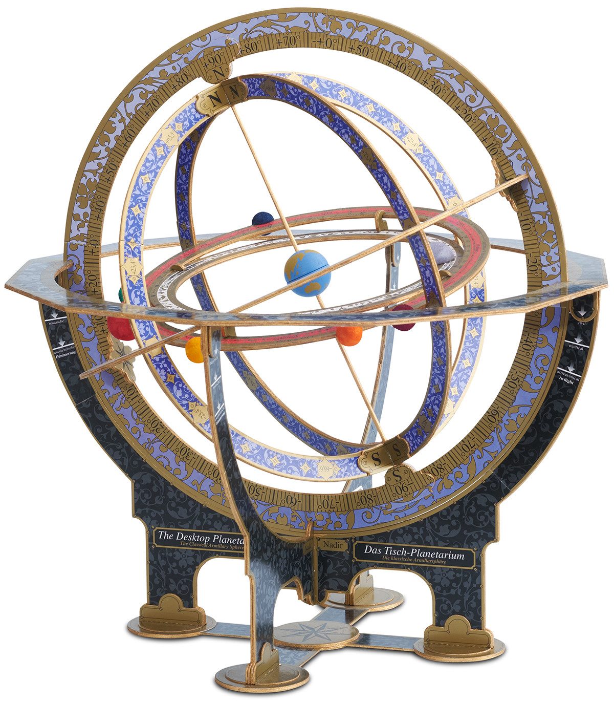 Astromedia Experimentierkasten Tisch-Planetarium - Armillarsphäre, (Bausatz, 1-tlg), Mint-Förderung