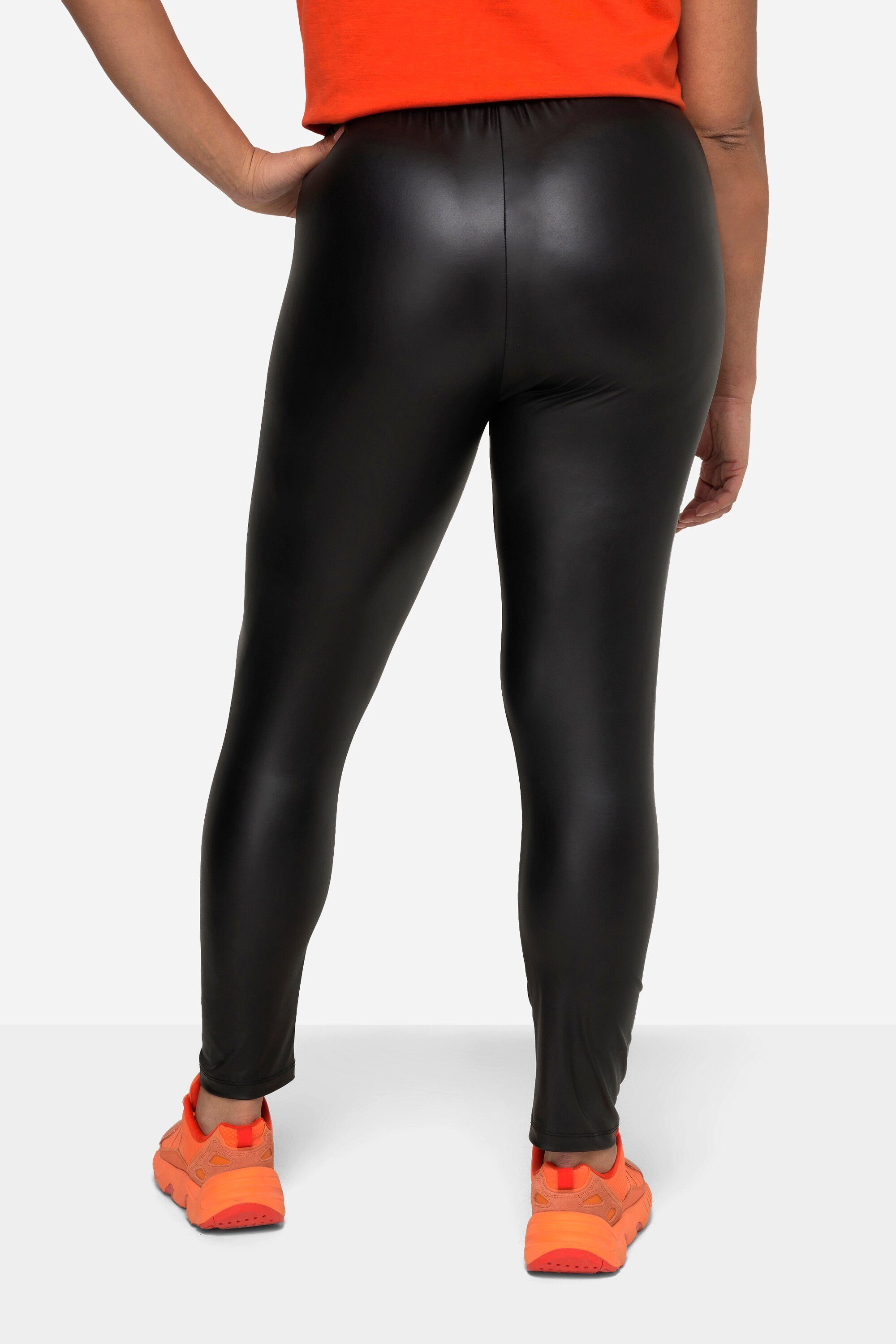 Angel of Style Leggings Lederoptik-Leggings Tight Fit softes Lederimitat