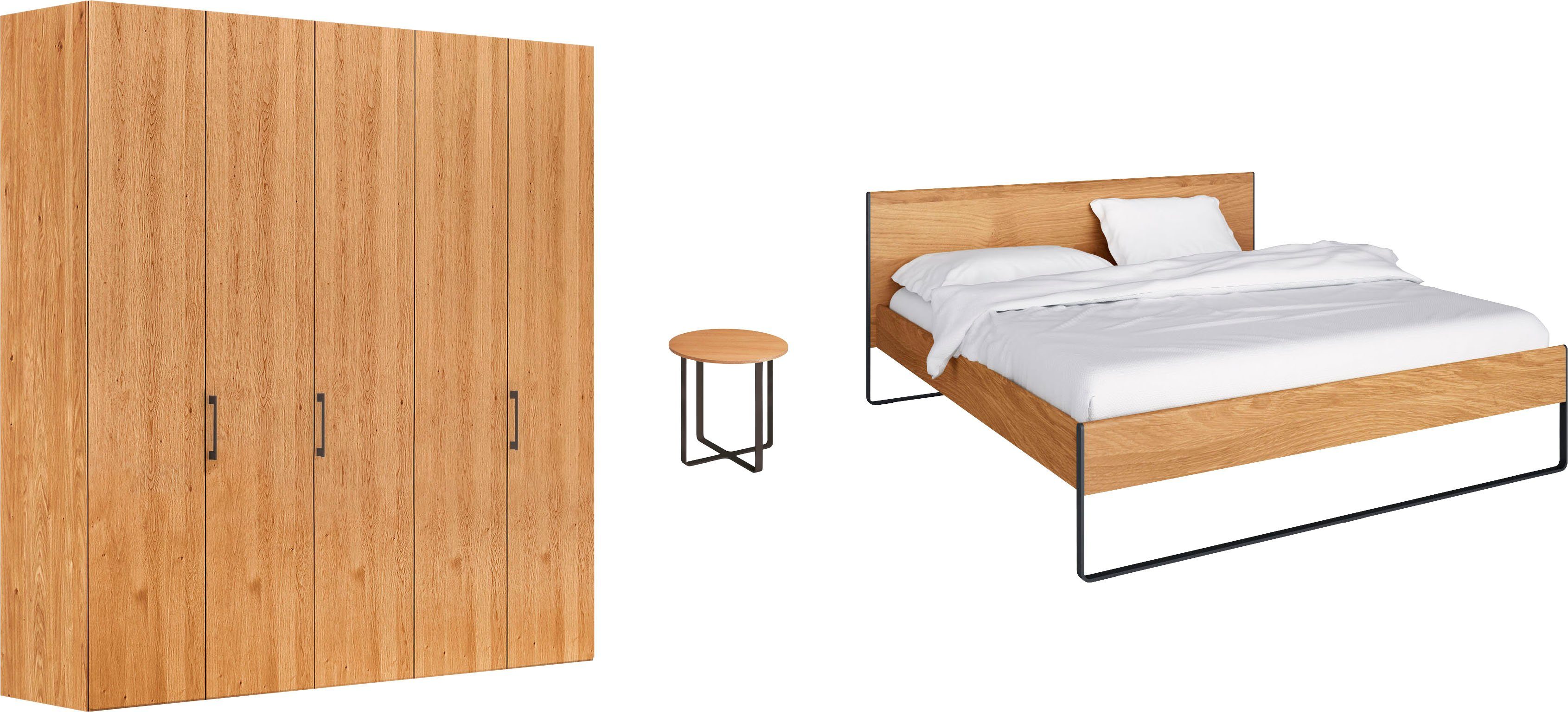 hülsta Komplettschlafzimmer »NEO Schlafen«, (Spar-Set, 4-St), mit einem 5-türigen Kleiderschrank, inklusive Liefer- und Montageservice durch hülsta Monteure-HomeTrends