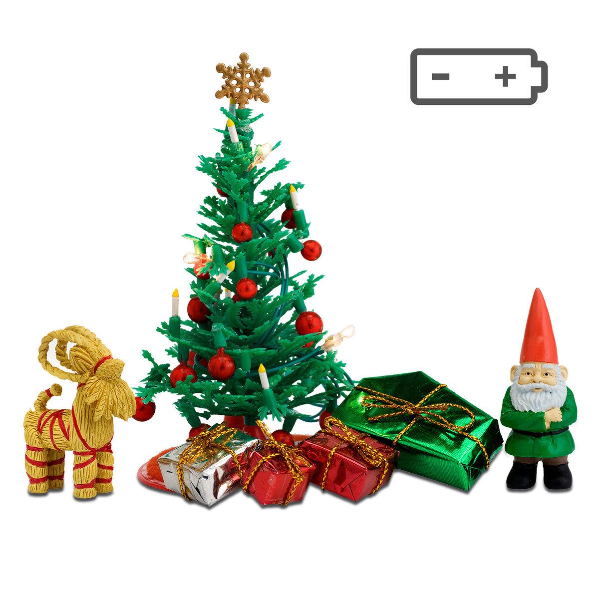 Lundby Puppenhausmöbel Weihnachtsbaumset Mädchen günstig online kaufen