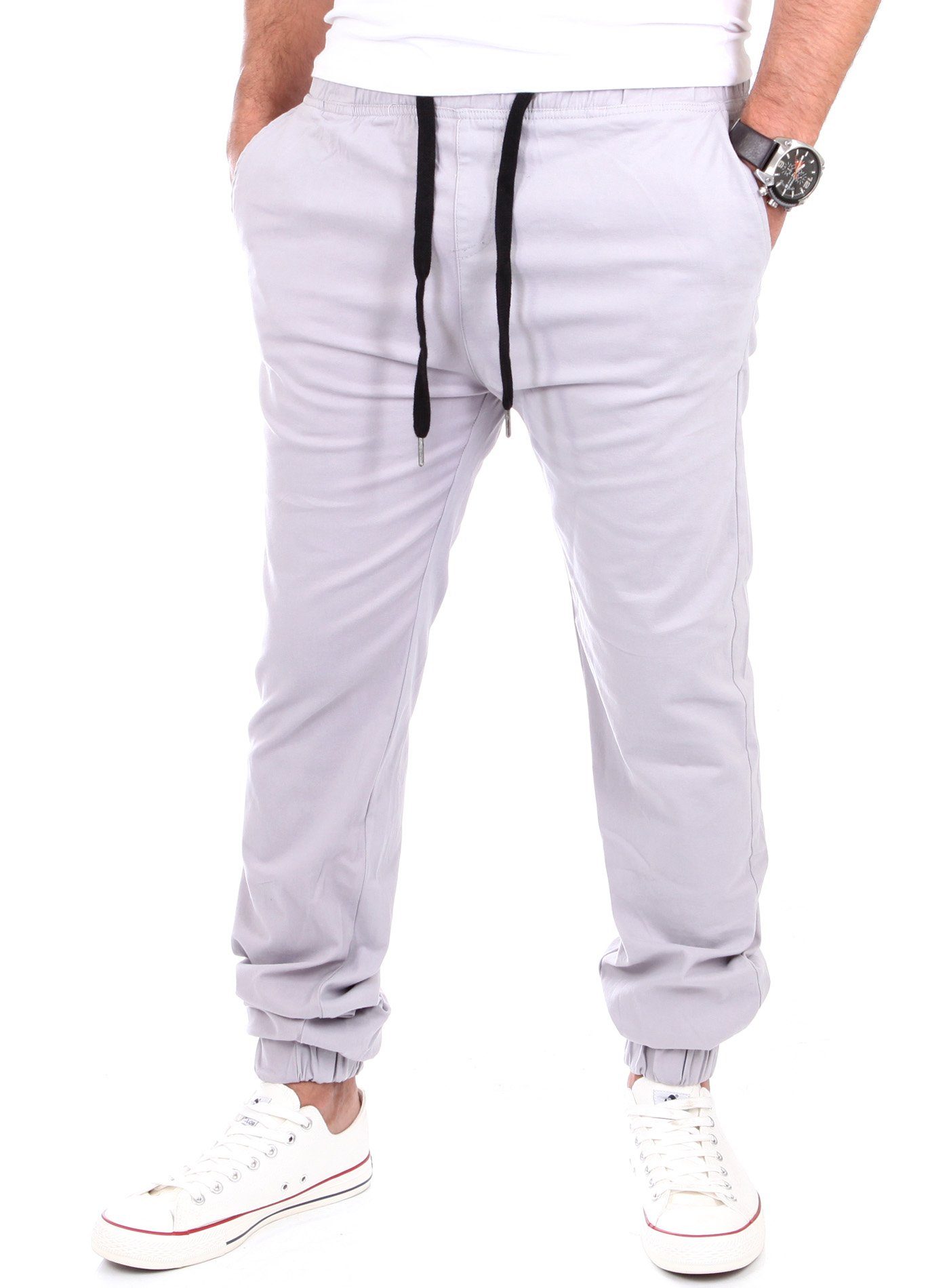 Reslad Chinohose Reslad Jogg-Chino Herren-Hose Harem Jogging-Chinohose RS-2055 (1-tlg) Chino Hose Jogger Freizeithose