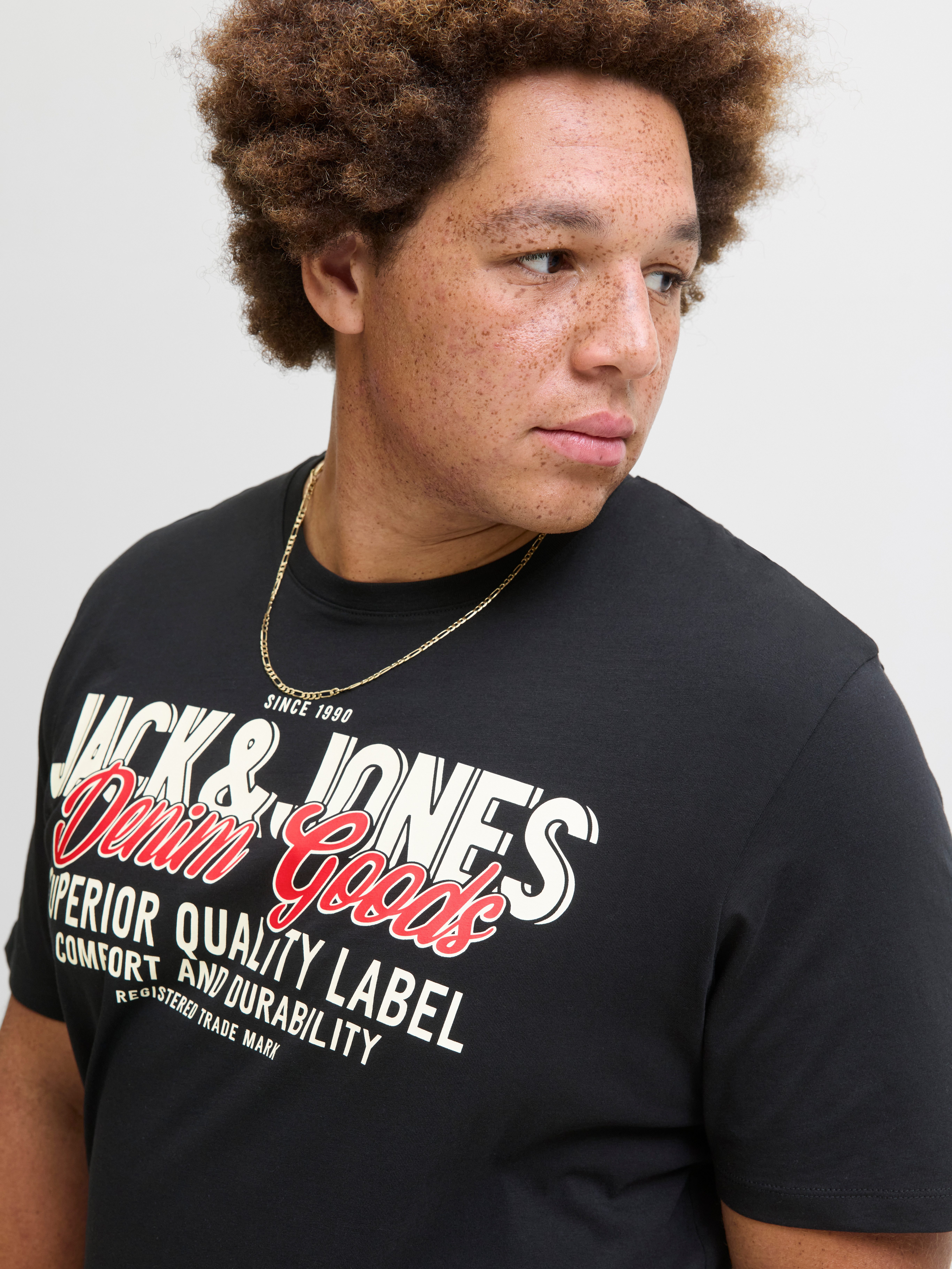 Jack & Jones PlusSize T-Shirt JJELOGO TEE SS ONECK 2 COL AW25 NOOS PLS günstig online kaufen