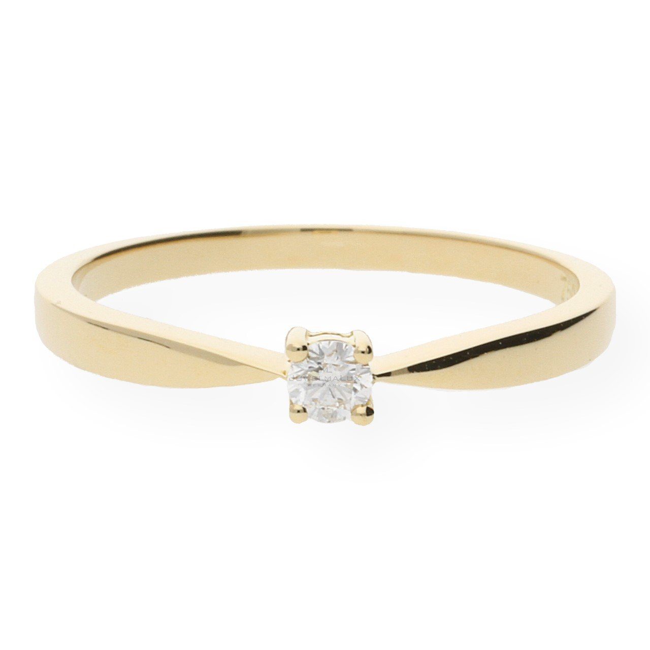 JuwelmaLux Fingerring Ring Gold 750 Brillant JL10-07-0095 JuwelmaLux (kein Set, 1-tlg)