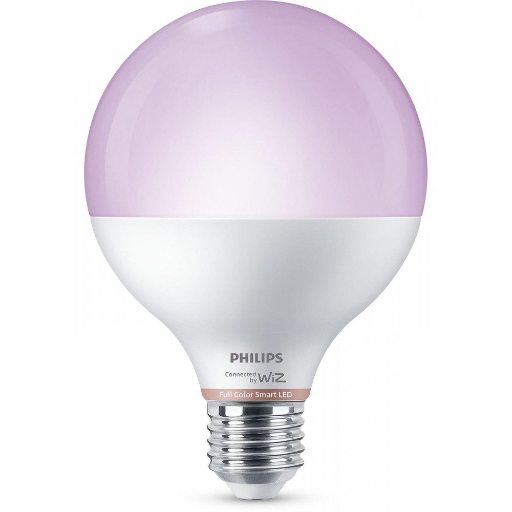 Philips LED-Leuchtmittel 17091900 WFB 75W G95 E27 RGB Leuchtmittel