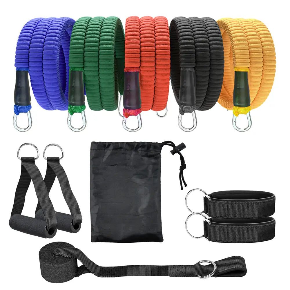 Sport-Knight® Trainingsbänder Trainingsbänder Premium-Set mit Tragetasche, 5 Stufen