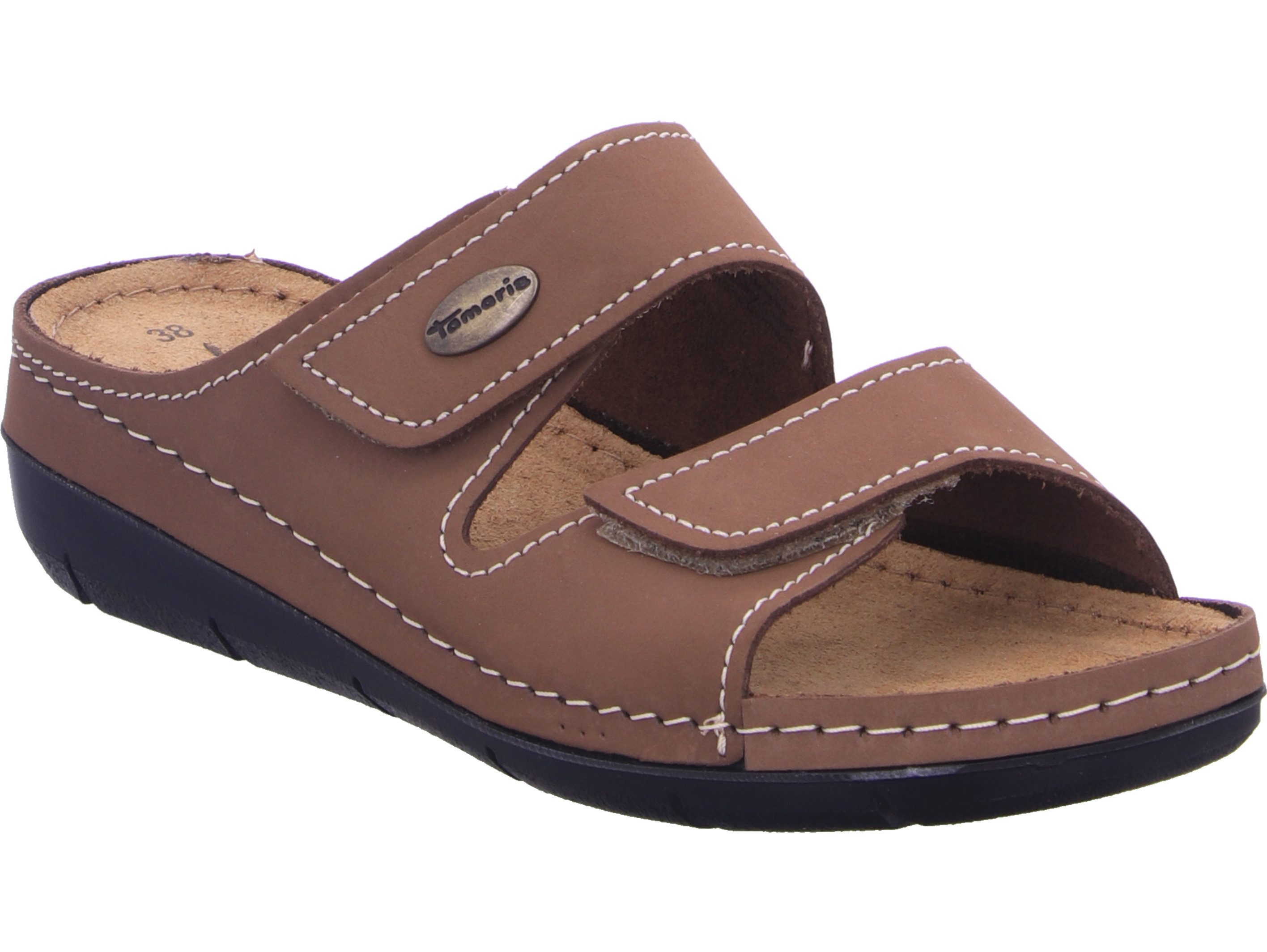 Tamaris Keilpantolette echtes Leder