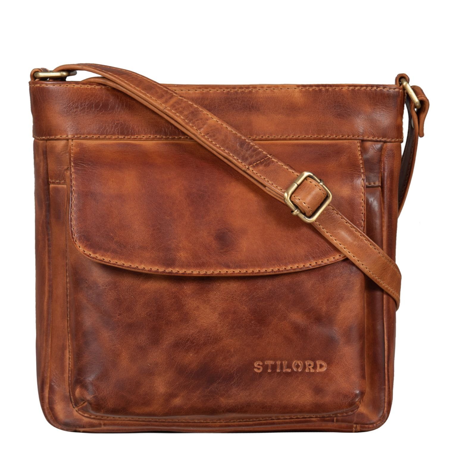Handtasche "Melina" Vintage Damen Ledertasche