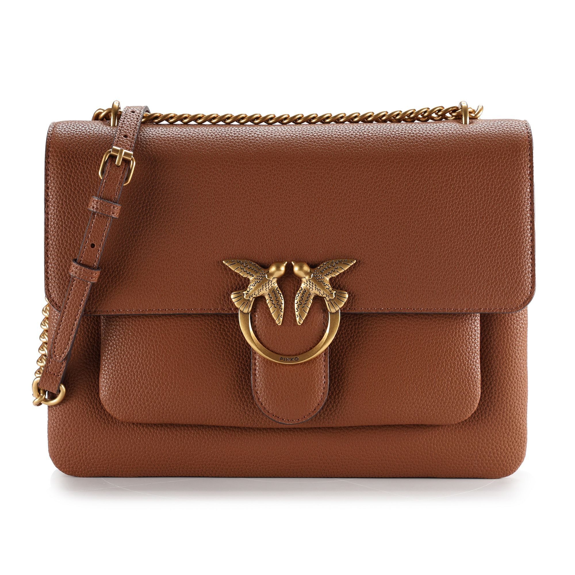 PINKO Schultertasche Love One, Leder