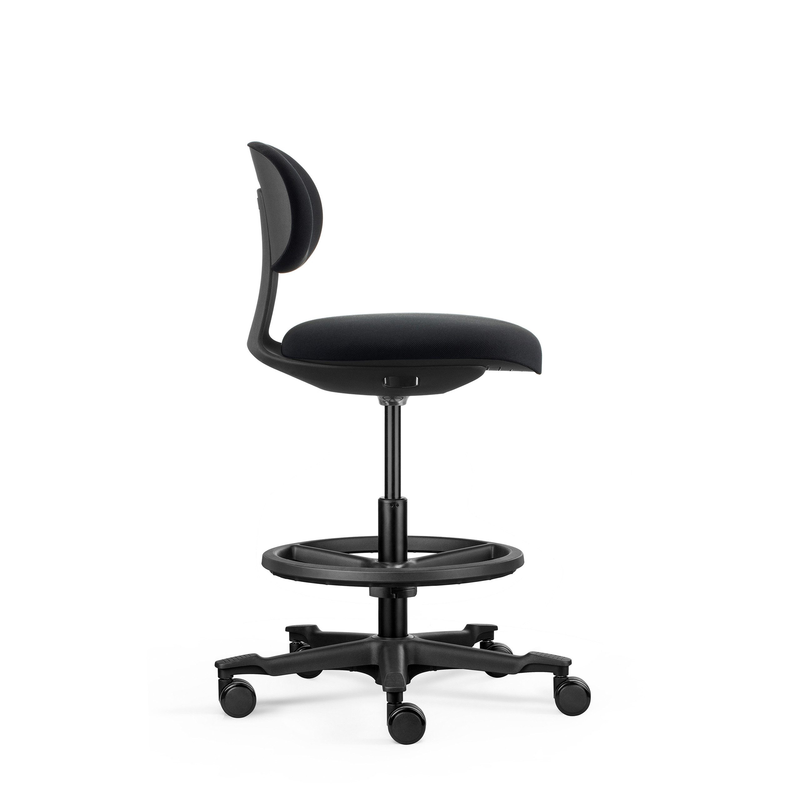 hjh OFFICE Drehstuhl Arbeitsstuhl WORK MF2 Stoff ohne Armlehnen (1 St), Bürostuhl Drehstuhl