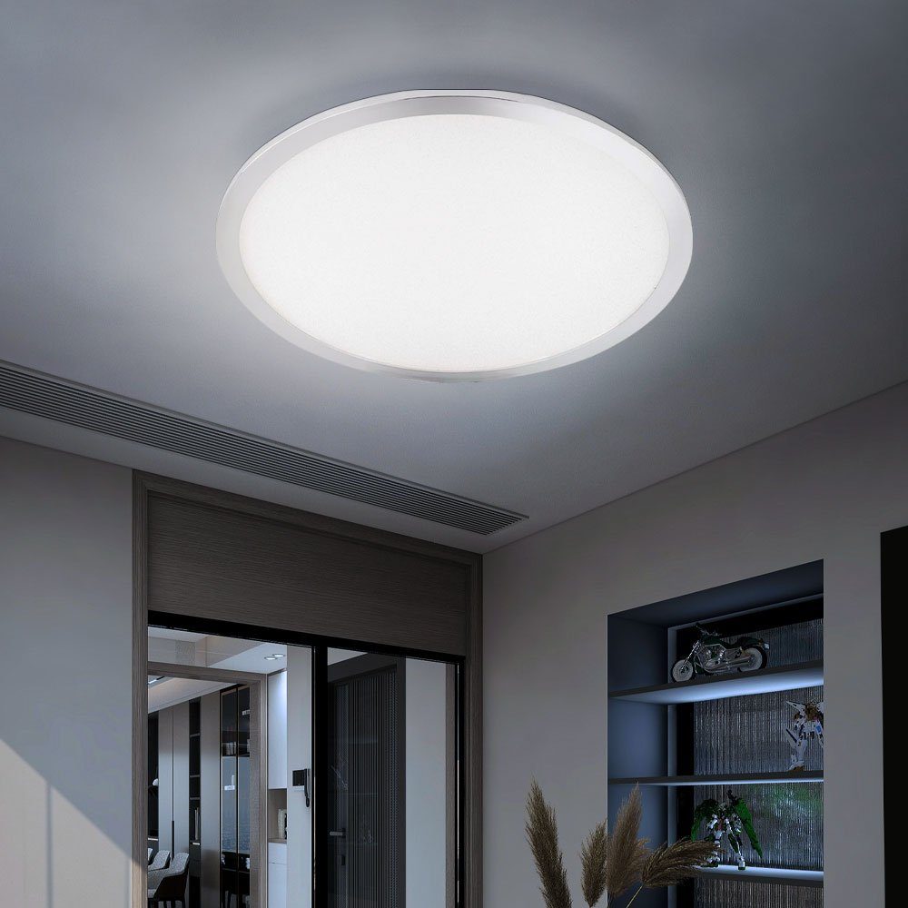 WOFI LED Deckenleuchte, Deckenleuchte LED-Leuchtmittel Deckenlampe fest verbaut, Wohnzimmerlampe LED dimmbar Warmweiß