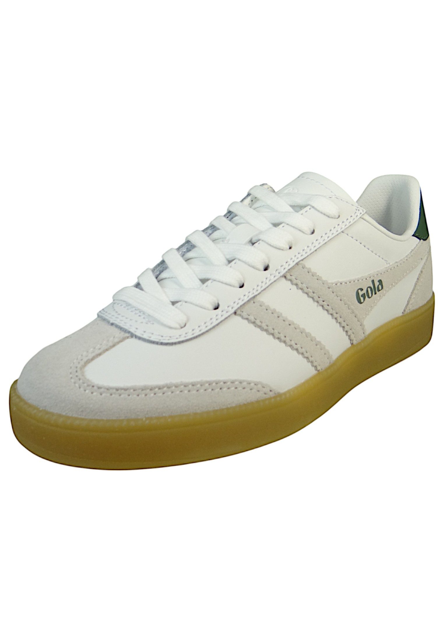 Gola CLB744 WW White/White/Evergreen/Gum Sneaker günstig online kaufen