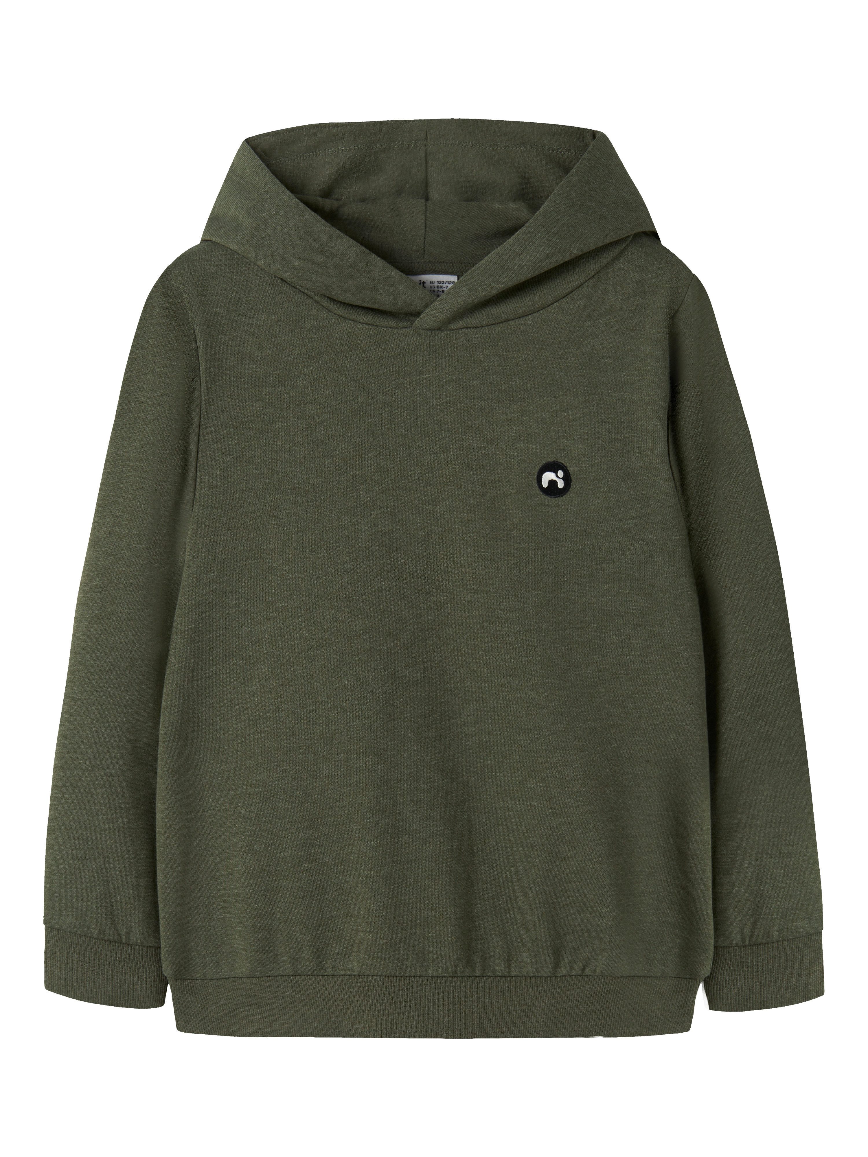 Name It Kapuzensweatshirt NKMVIMO LS SWEAT W HOOD BRU NOOS Baumwollmischung, regular fit