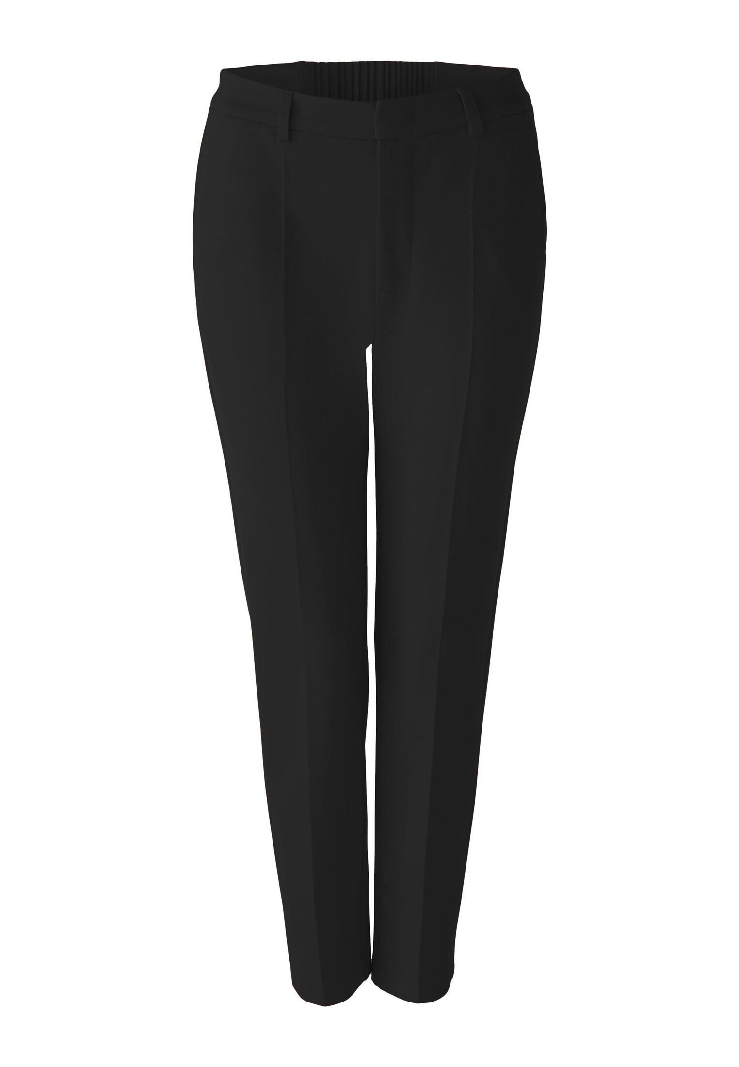 Oui Stoffhose Jerseyhose FEYLIA Slim Fit, cropped