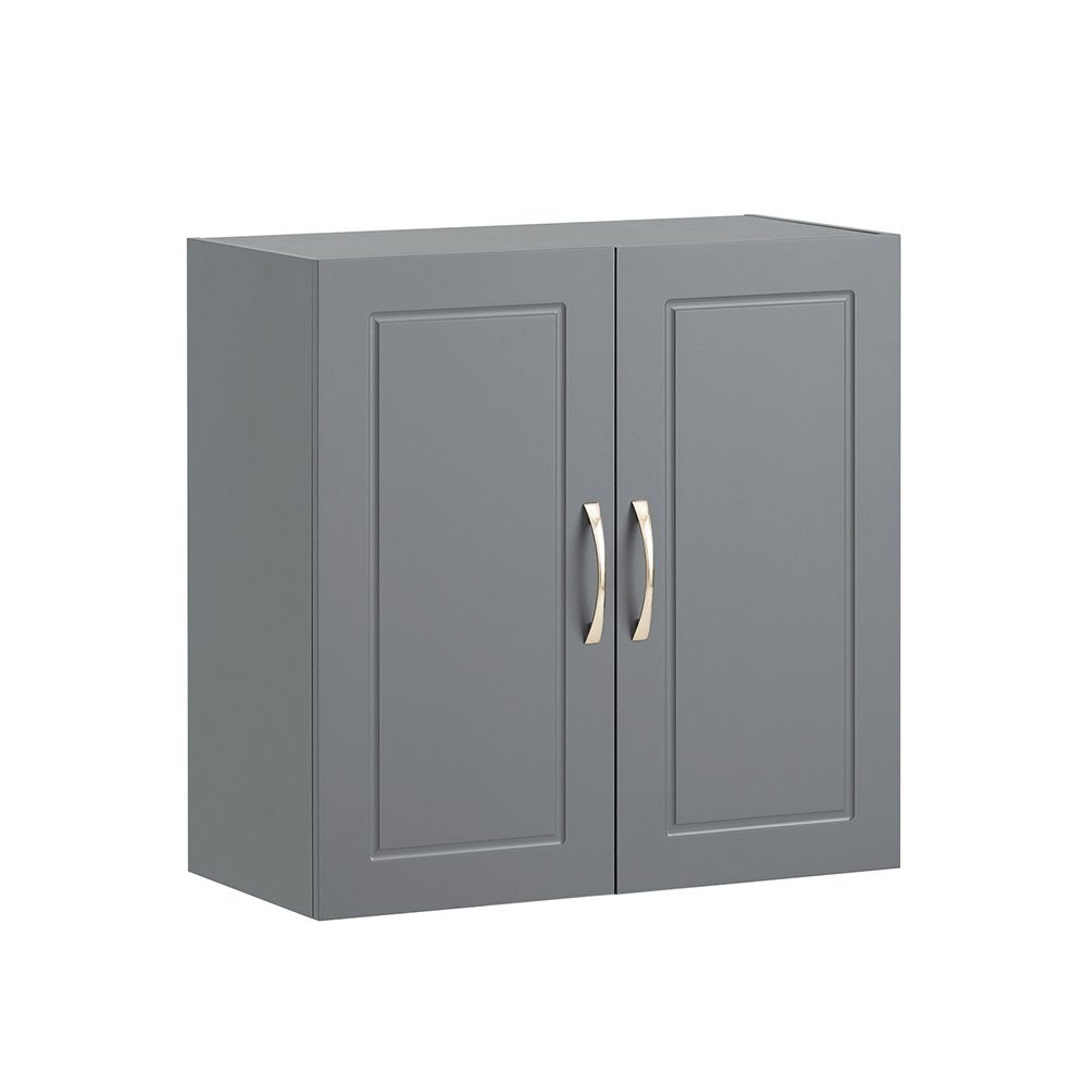 SoBuy Hängeschrank FRG231, Hängeschrank Badezimmerschrank Badschrank Wandschrank Küchenschrank, 30 x 60 x 60 cm, mit 2 Türen, Bad, Küche