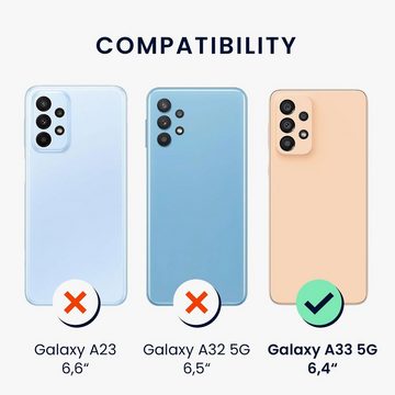 kwmobile Handyhülle Hülle für Samsung Galaxy A33 5G, TPU Silikon Schutzhülle mit Kameraschutz - Handy Case