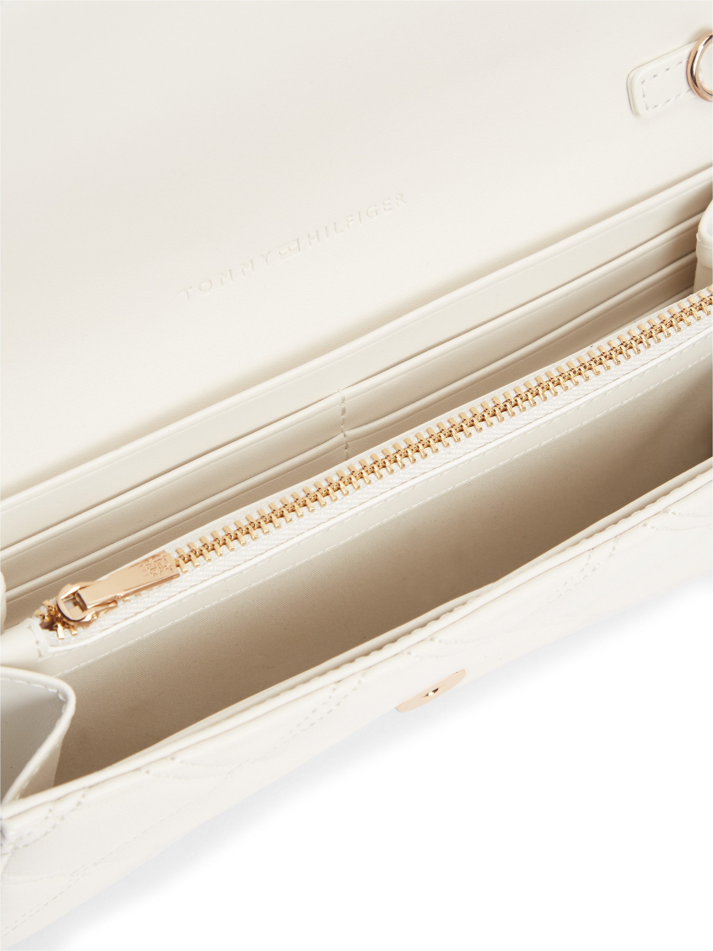 Tommy Hilfiger Geldbörse TH FEMININE WALLET ON CHAIN, Damen Geldbeutel, Minibag mit Zierkette als Umhängeriemen – Bild 4 von 4